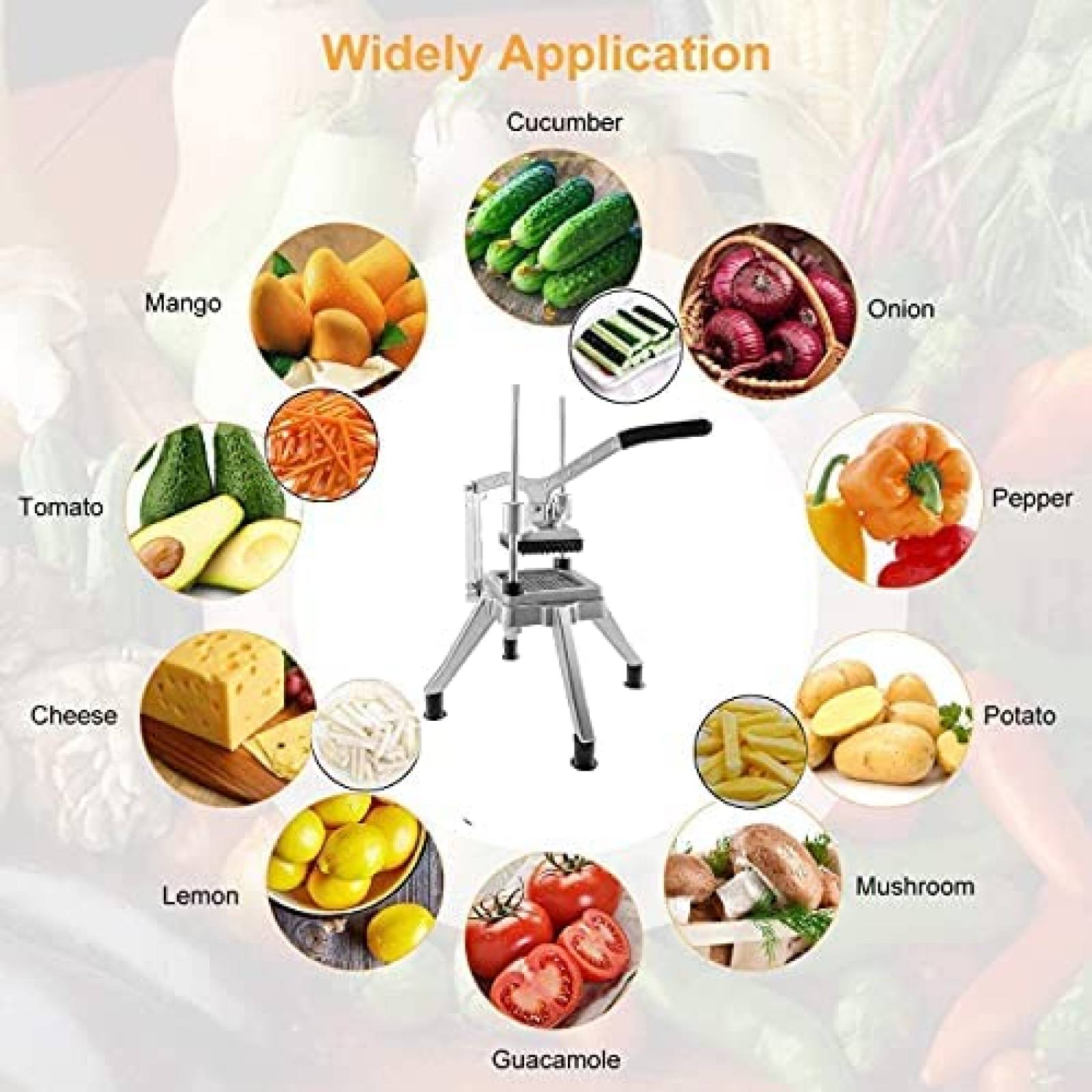 Picador de Frutas y Verduras BotaBay Acero Inoxidable -Gris