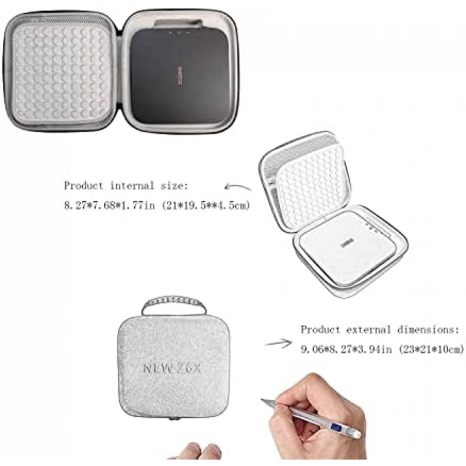 Funda Proyector Hounyoln para XGIMI Elfin Mini -Blanco