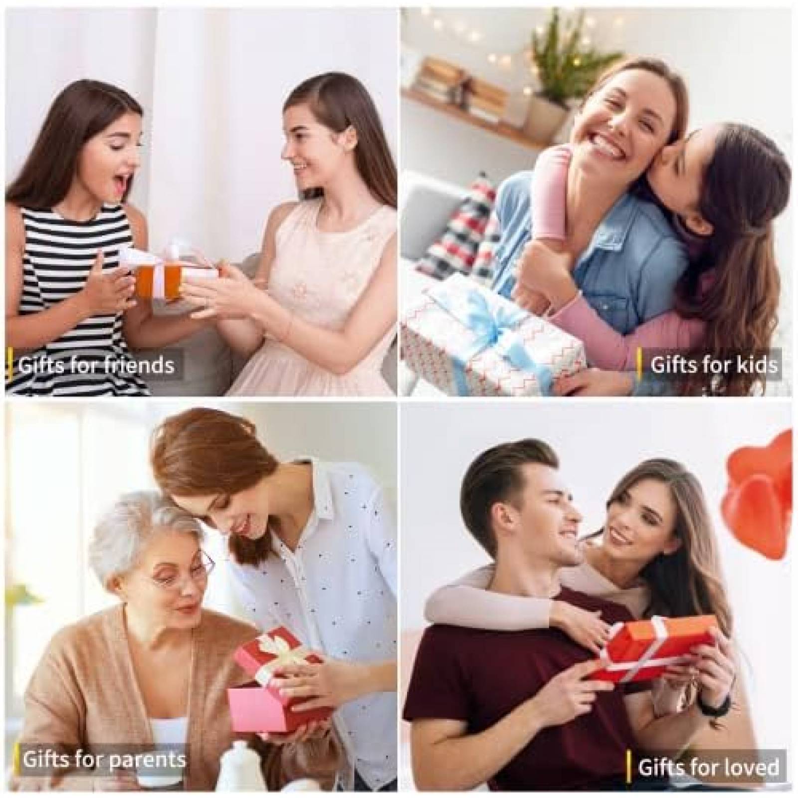 Mini Proyector Vamvo 1080p 2.5m Exterior HDMI -Amarillo