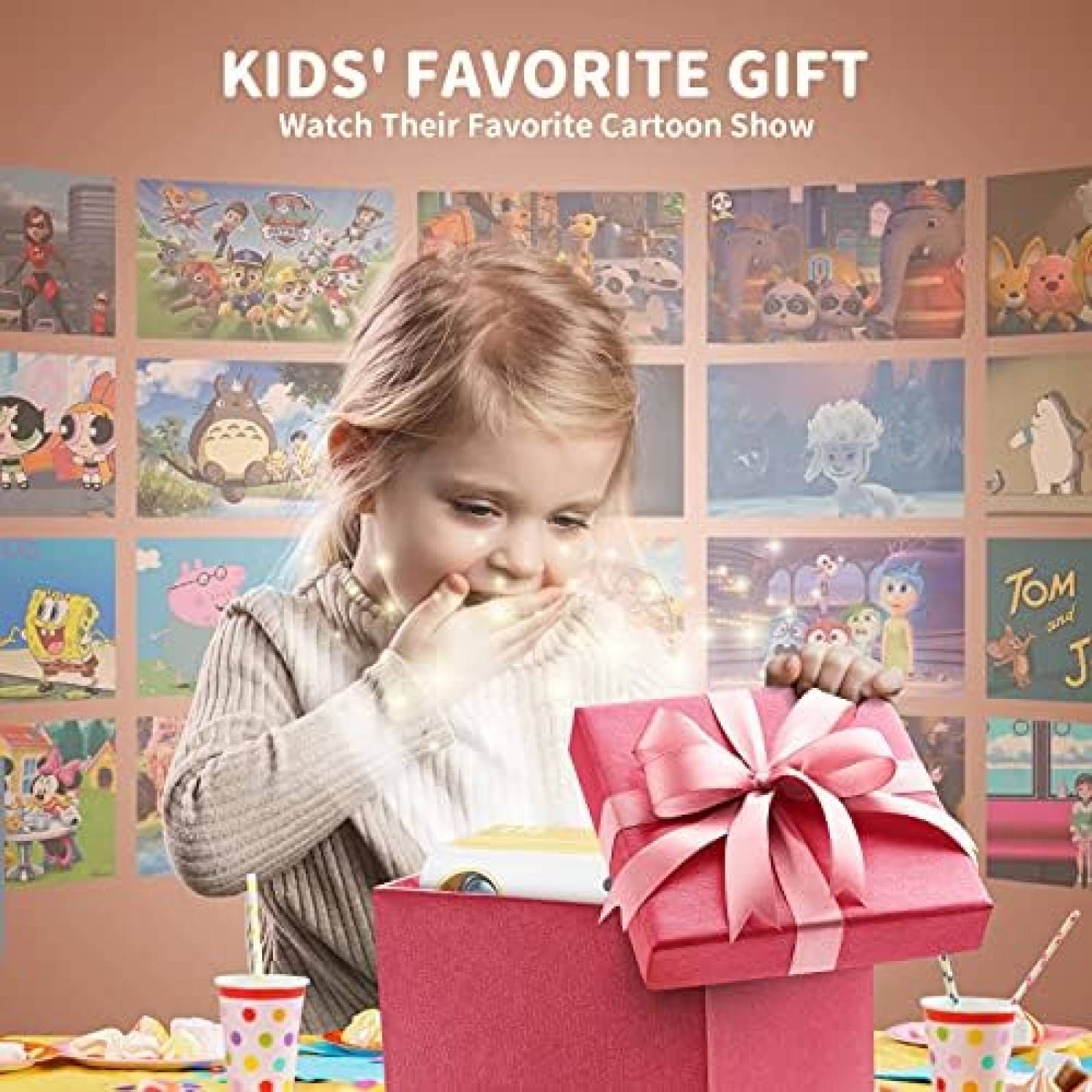 Mini Proyector Uyole 1080P Micro USB a HDMI -Amarillo