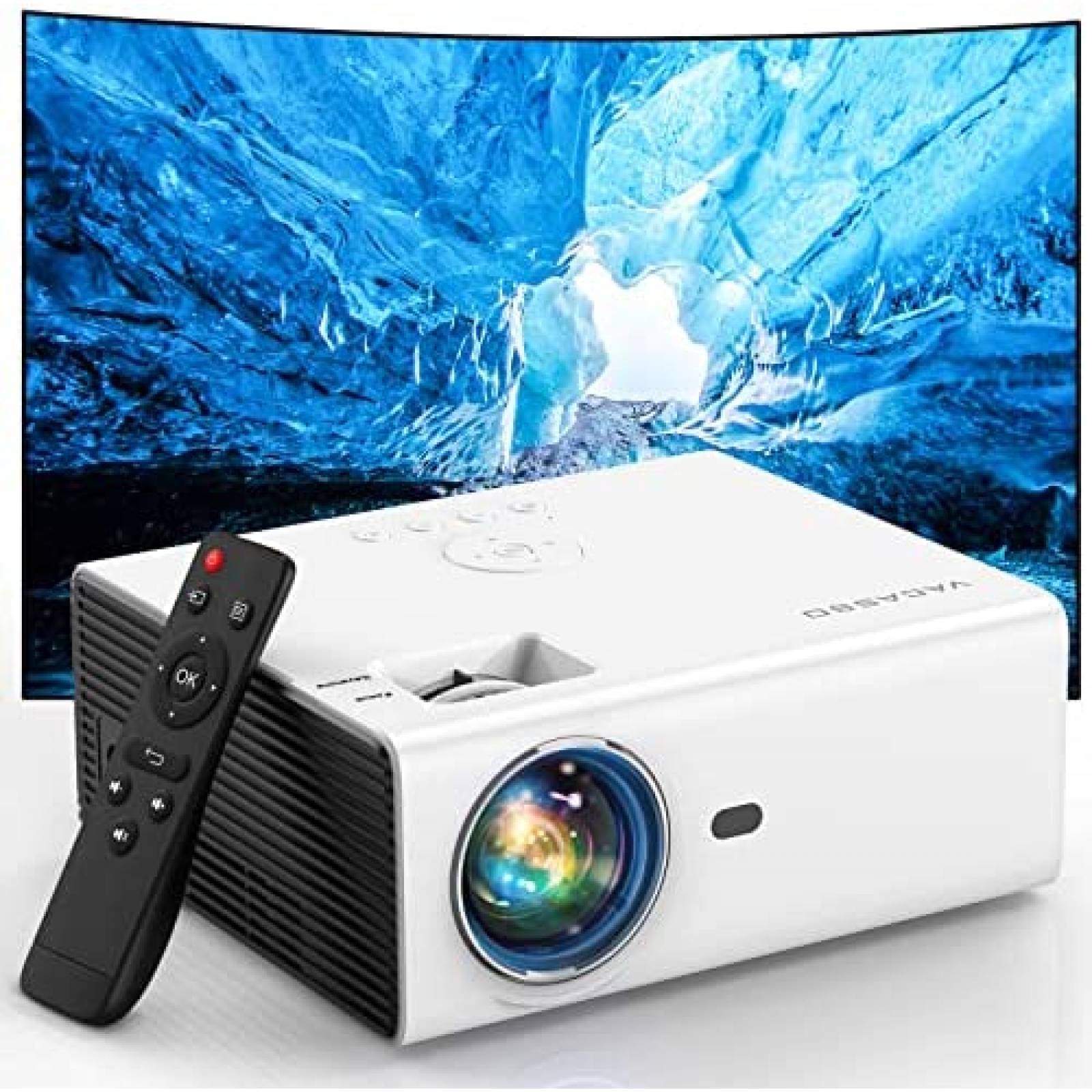 Proyector VACASSO RD822 1080P HDMI VGA USB AV -Blanco