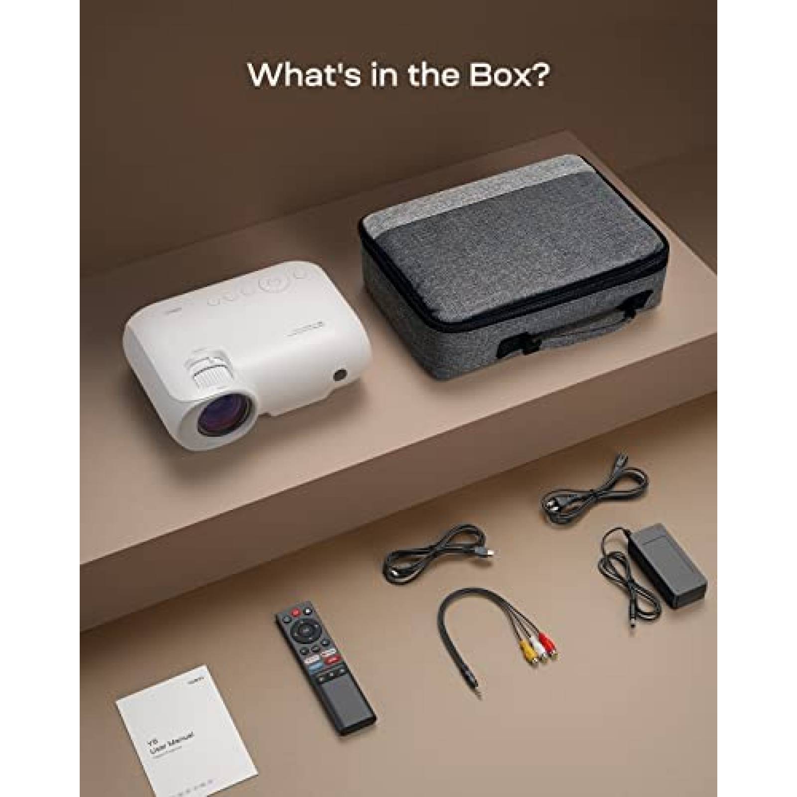 Proyector YOTON Y9 400 ANSI 1080P Nativo 4K -Blanco