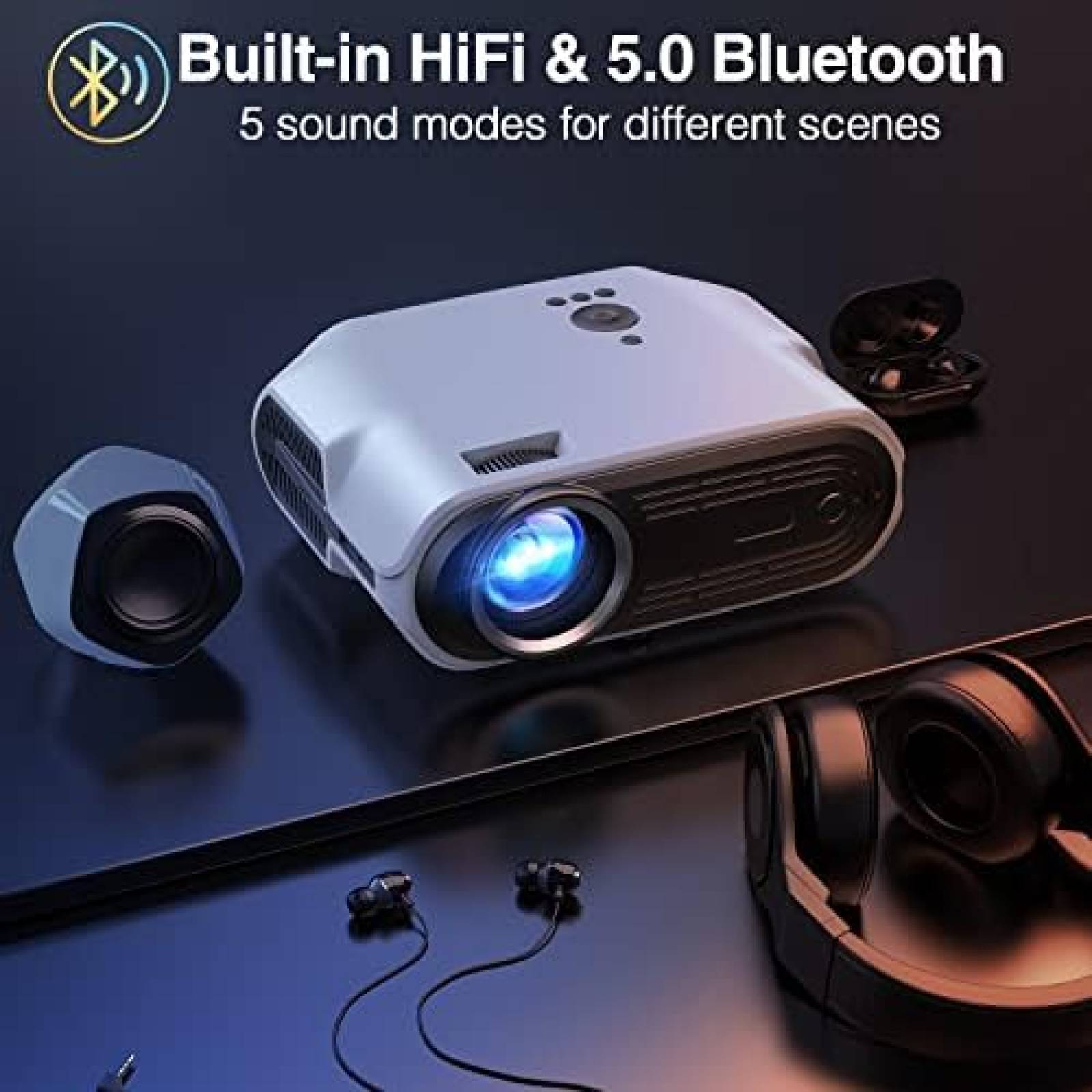 Native 200 Proyector VIDOKA LITE Native 200'' FHD 4K 8000 Lux -Blanco