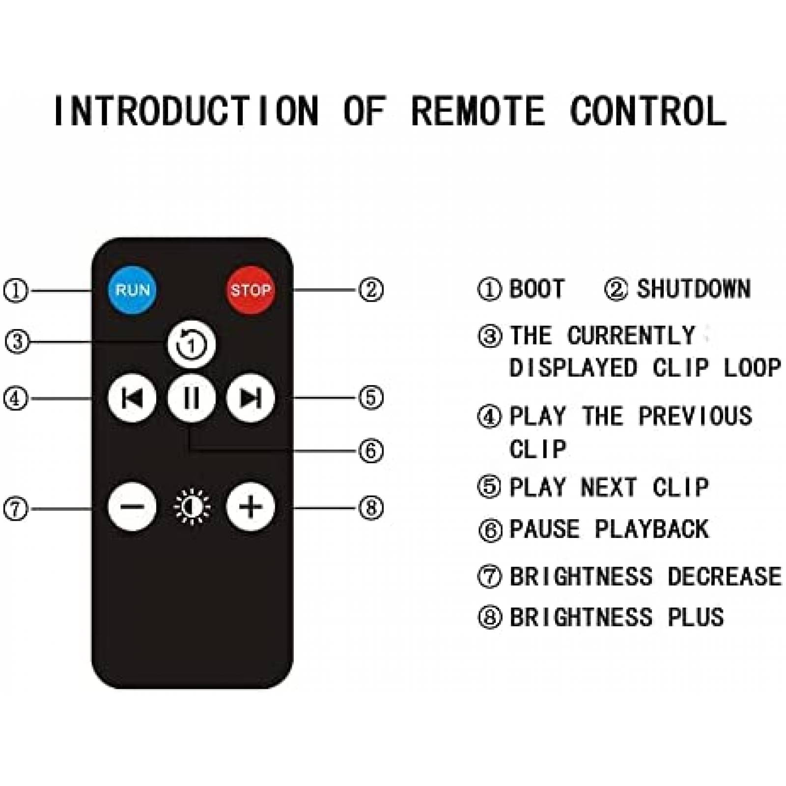 Ventilador de Visualizacion Holografica 3D WANTHER MS6 25.6"