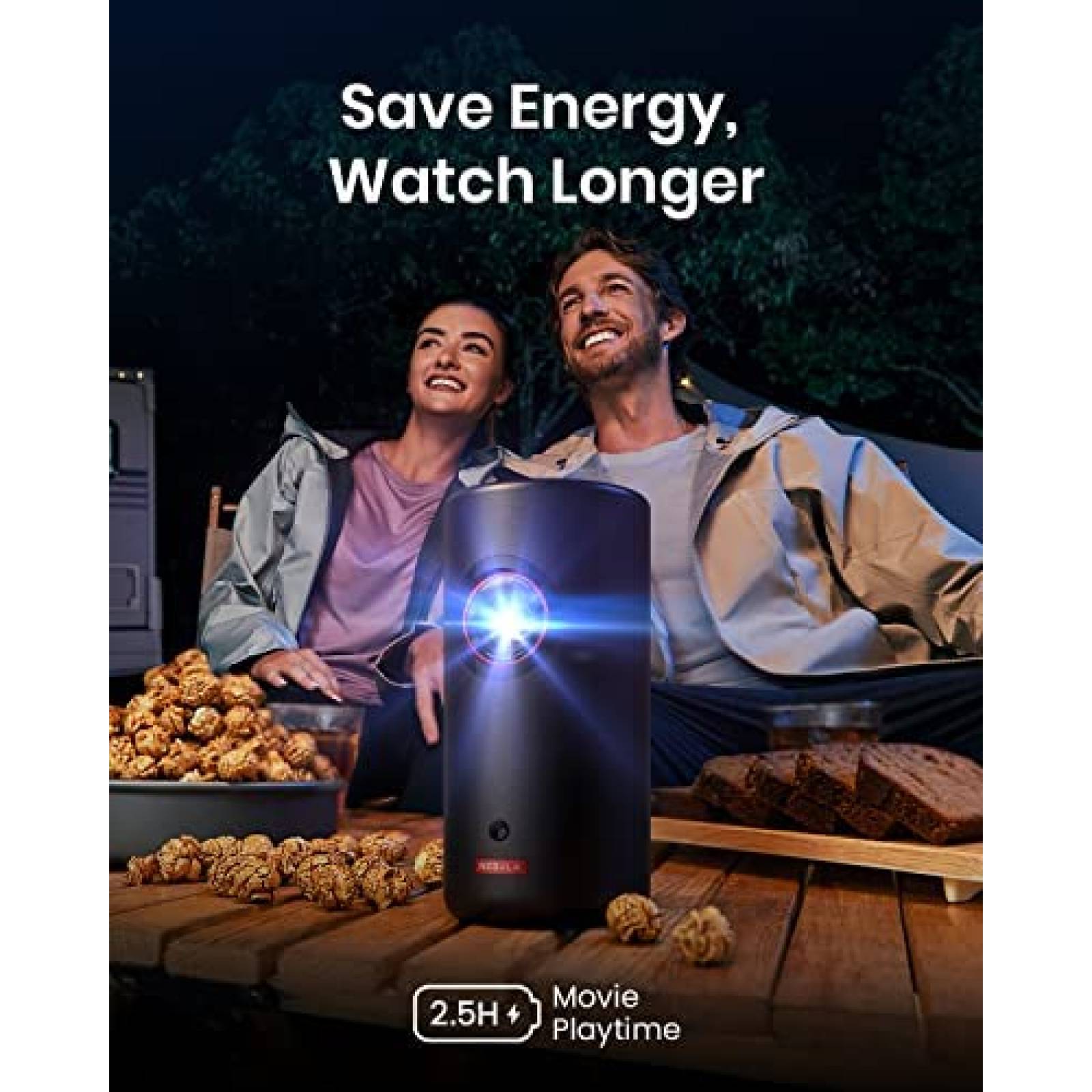 Proyector Nebula Anker Capsule 3 1080p HD 300lm con Soporte