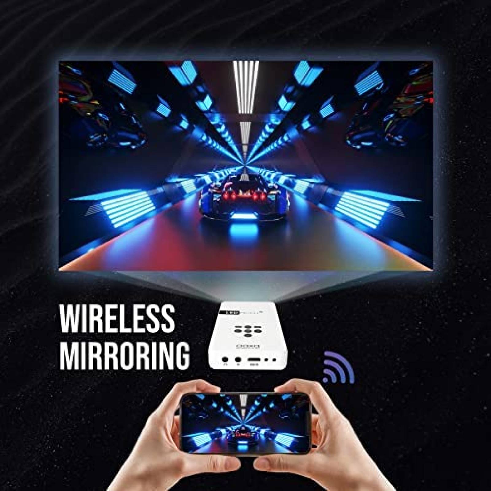 Pico Proyector AAXA 30L 720p Mini-HDMI microSD -Blanco