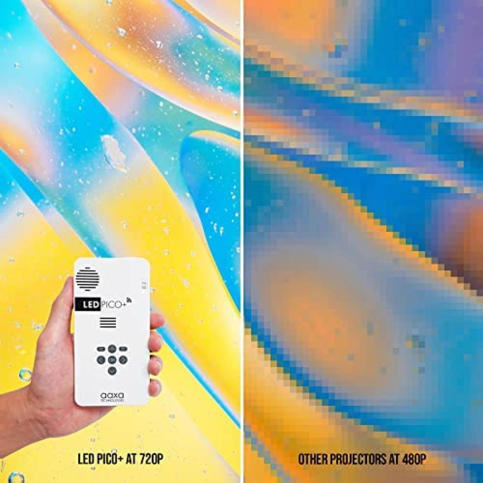 Pico Proyector AAXA 30L 720p Mini-HDMI microSD -Blanco