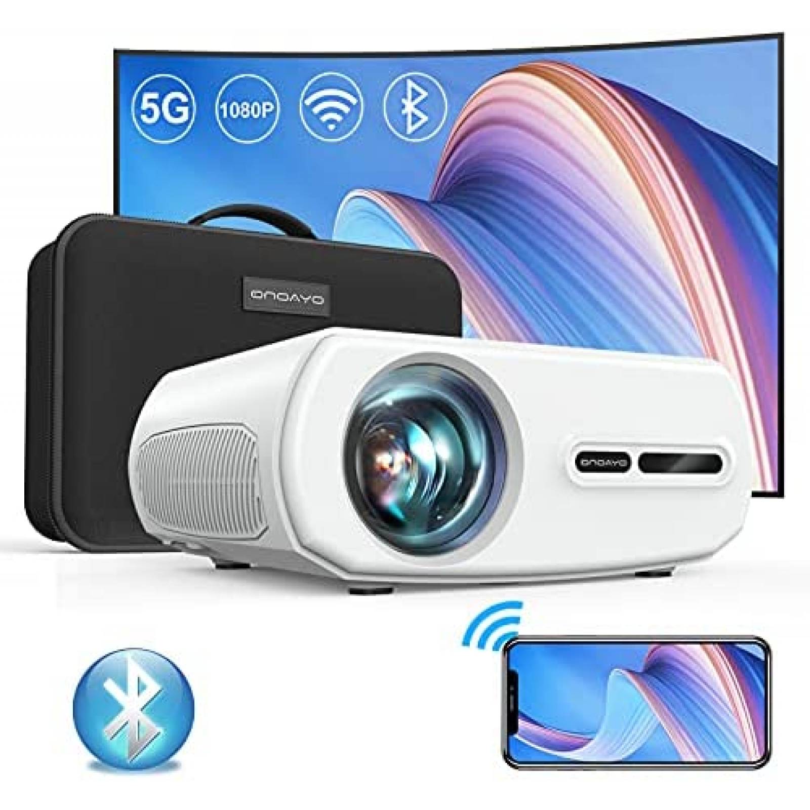Proyector ONOAYO AYO1 WiFi 5G y Bluetooth 15000L -Blanco
