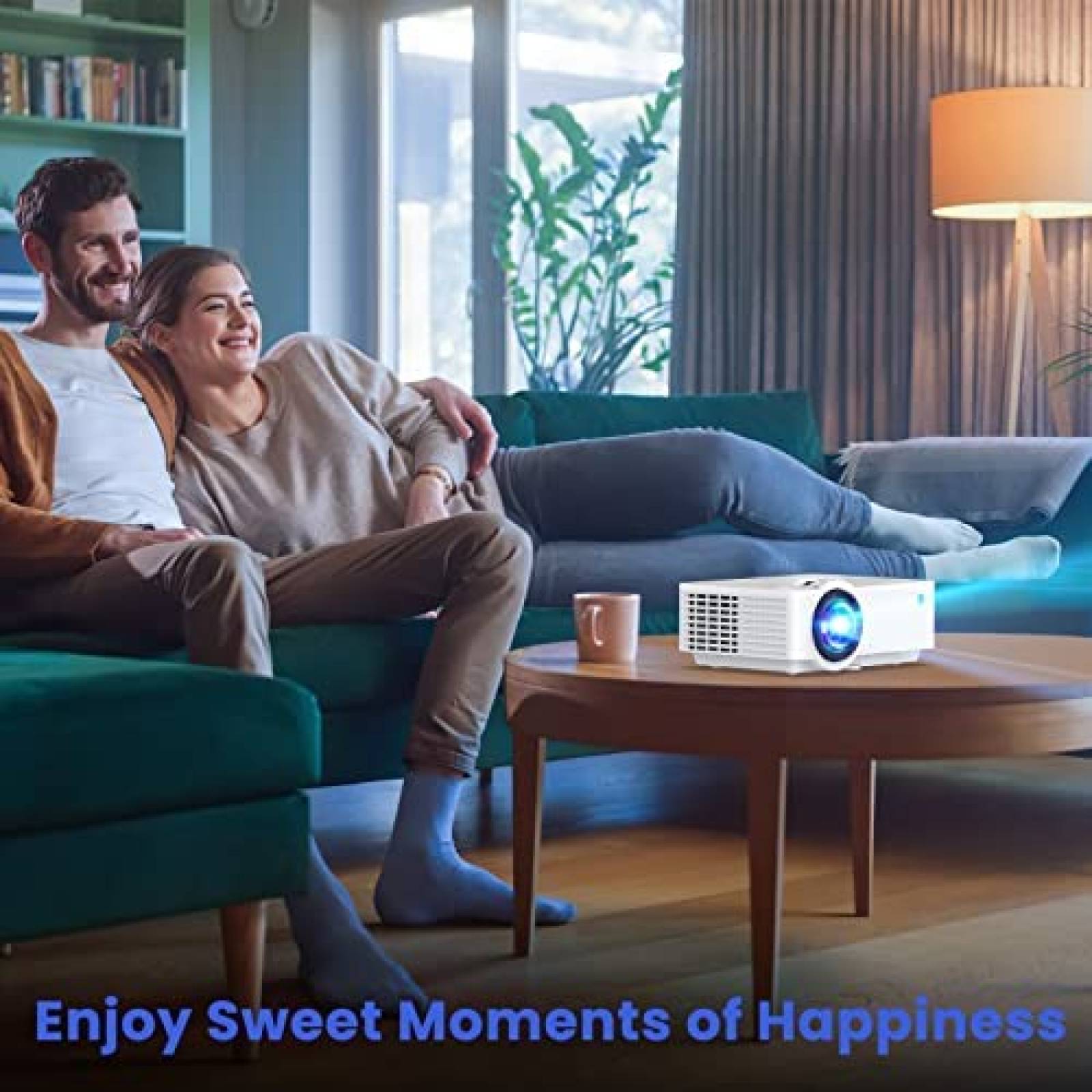 Proyector TOPVISION LIFE 1080P HDMI USB AV -Blanco