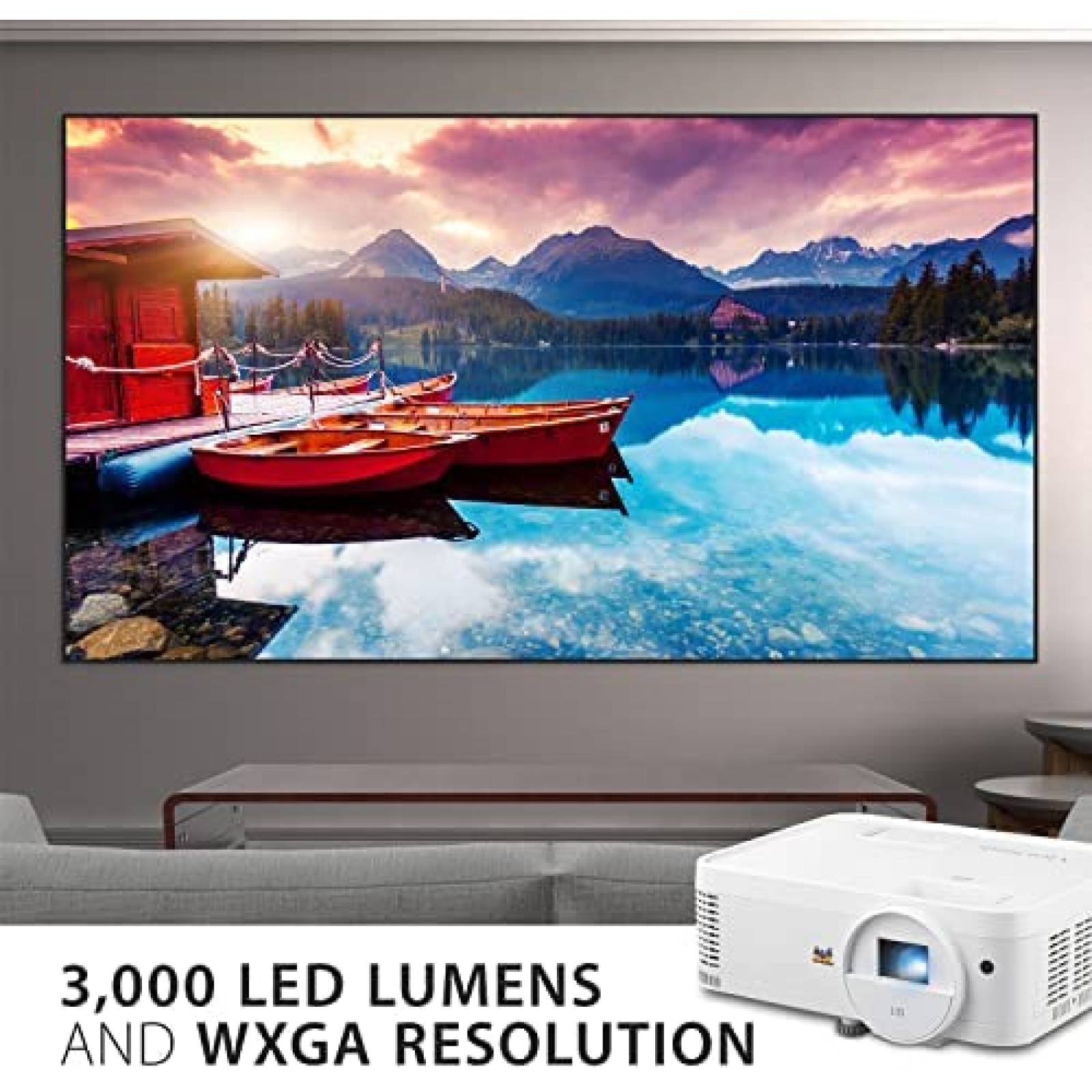 Proyector ViewSonic LS500WH 1280X800 3000 lumenes -Blanco