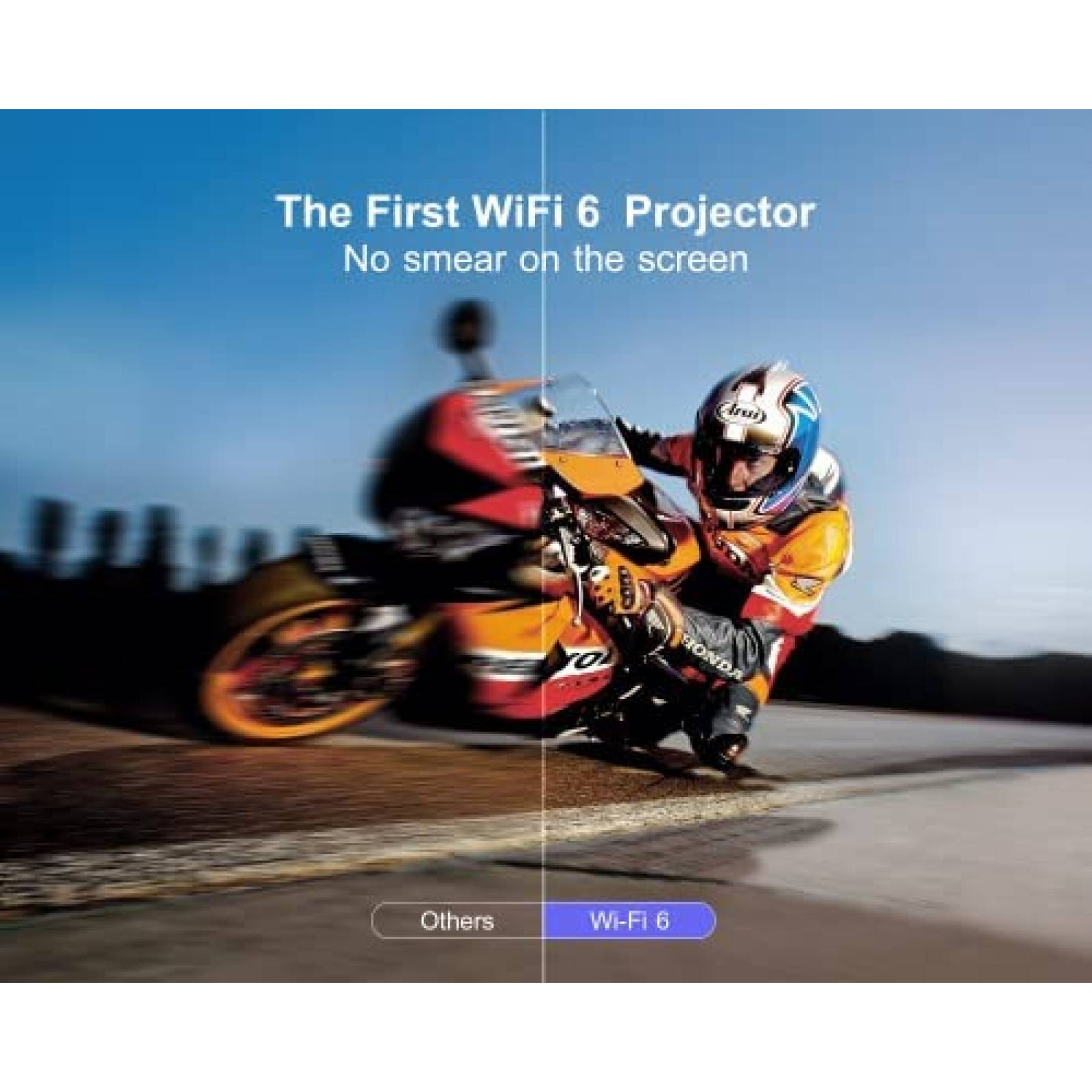 Proyector WiMiUS P62 480ANSI 1920 x 1080 -Negro