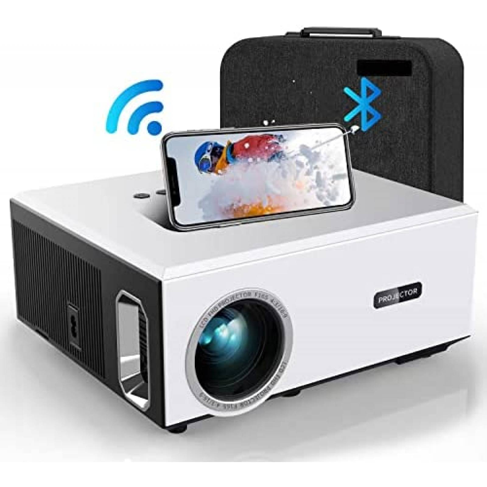 Proyector ABOOLON P6 Correccion Keystone 4P/4D Zoom 50%