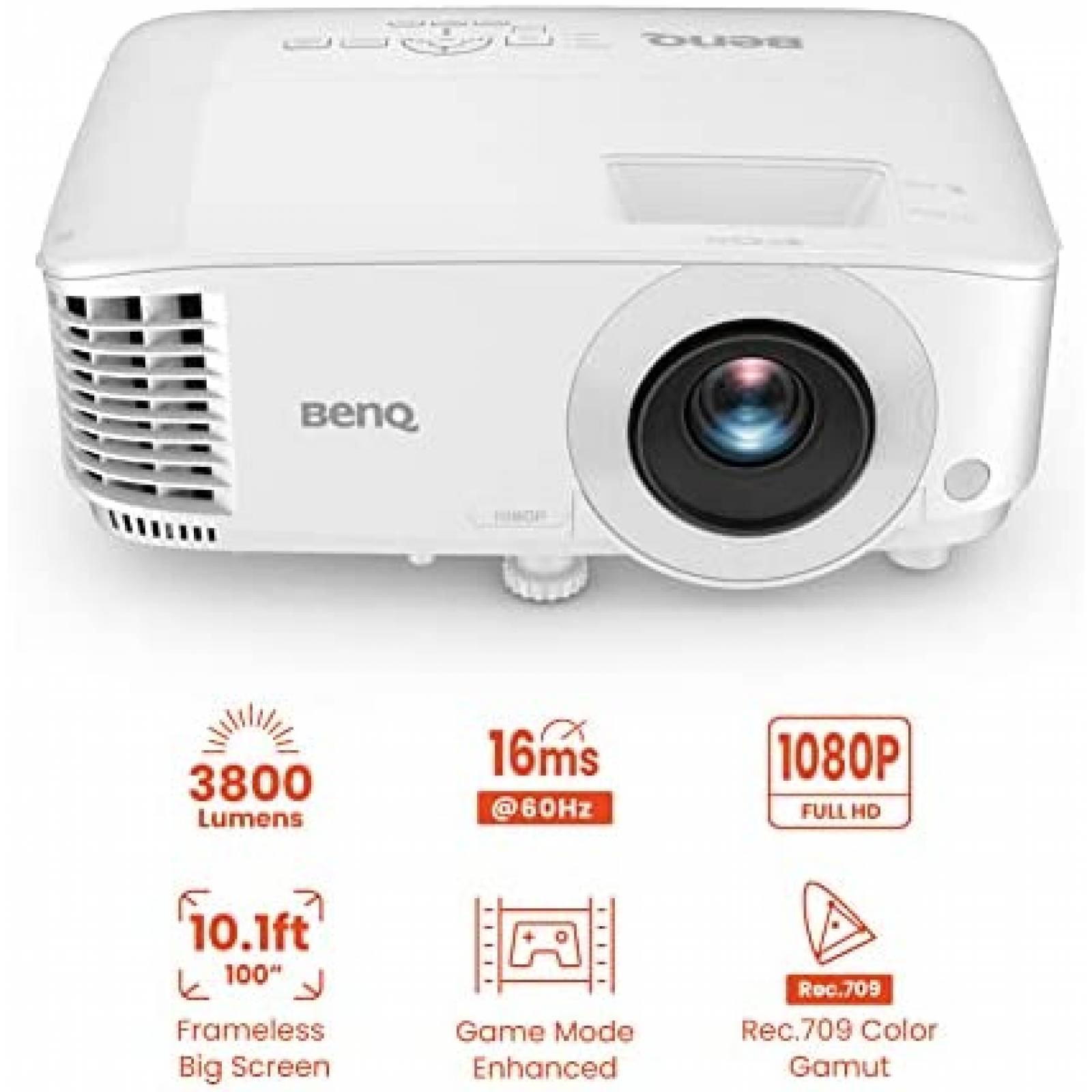 Proyector BenQ TH575 Montaje en Mesa 1080p 260 watts -Blanco