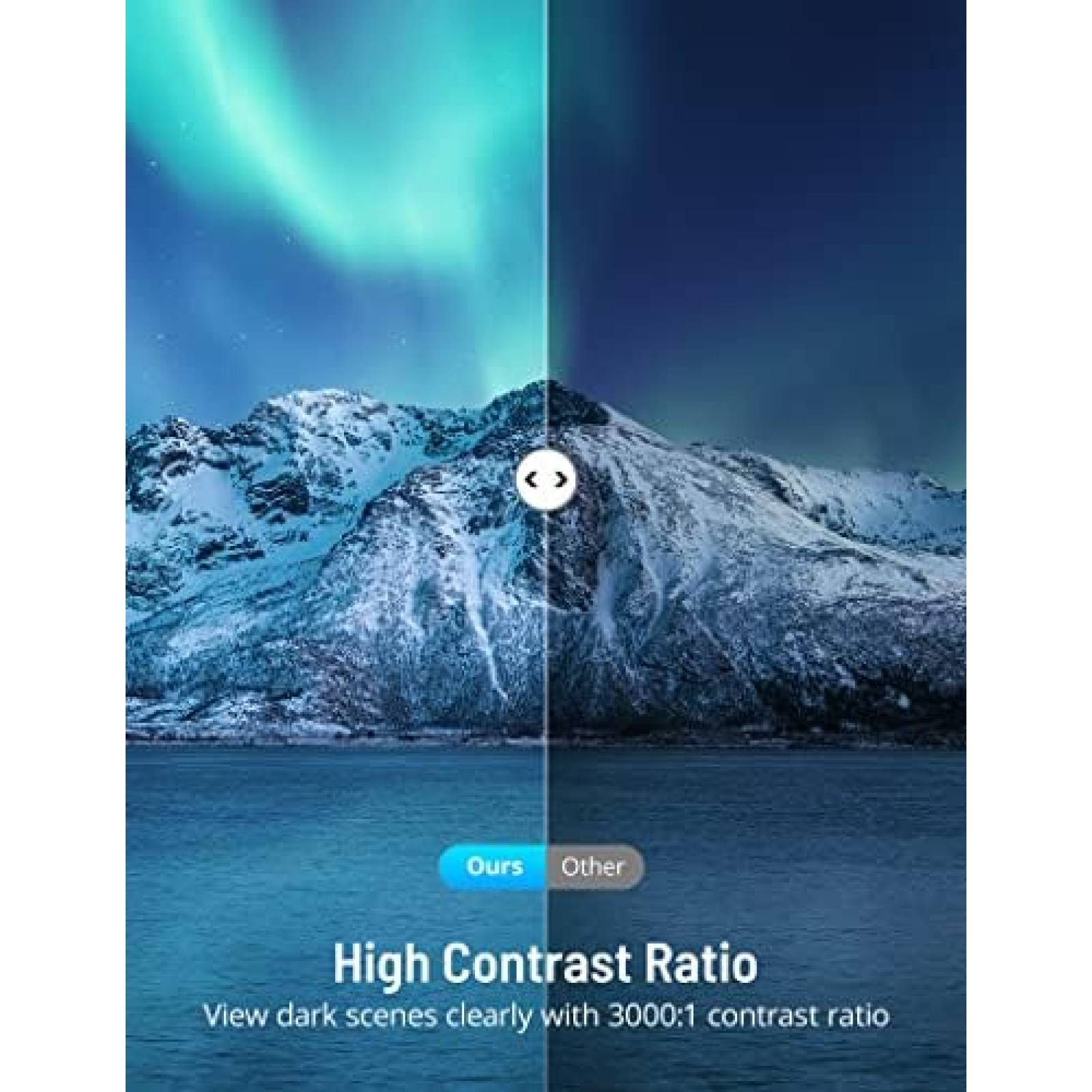 Proyector PARIS RHNE PE-LT002 2000 Lumenes ANSI -Gris