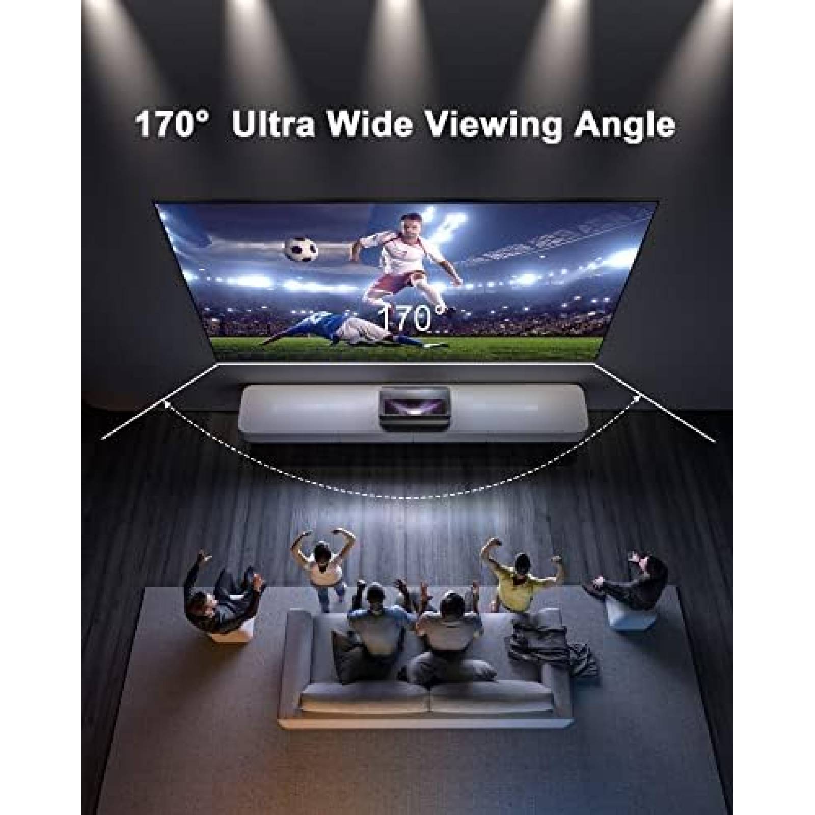 Pantalla de Proyeccion AWOL VISION ALR-C120 120" Marco Fijo