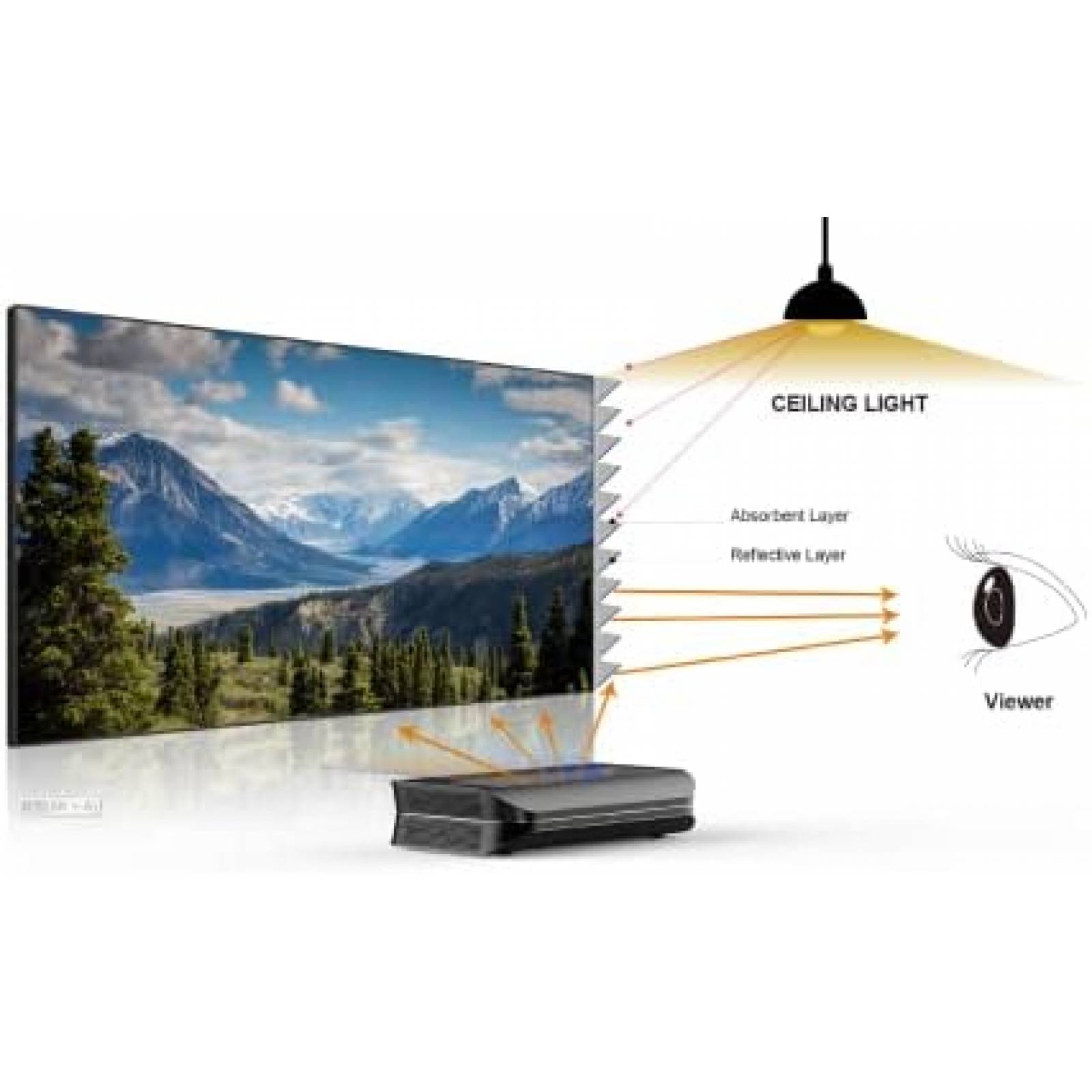 Pantalla de Proyeccion AWOL VISION ALR-C120 120" Marco Fijo