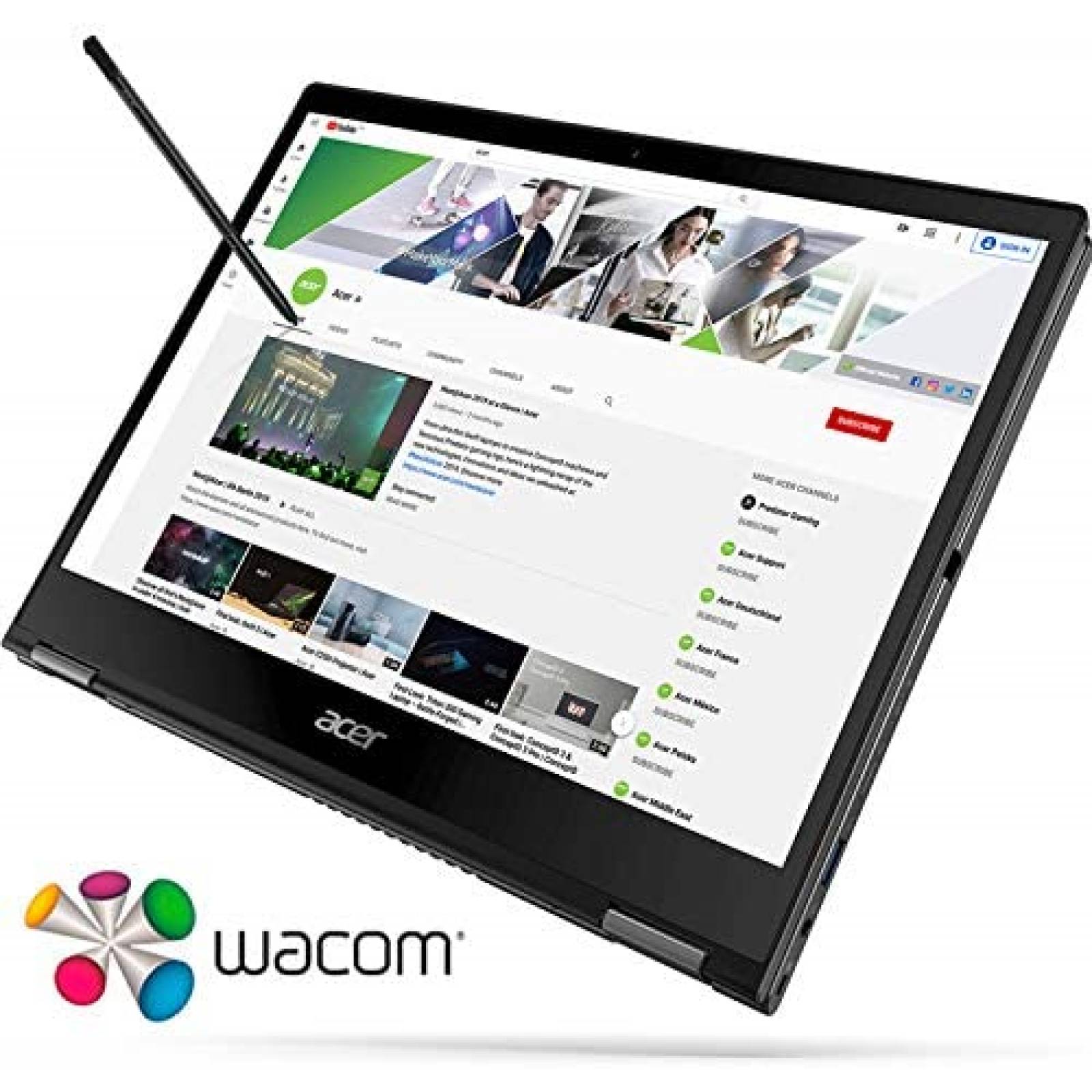 Laptop Acer Spin 5 13.5'' Intel Core i5 8GB 256GB -Negro