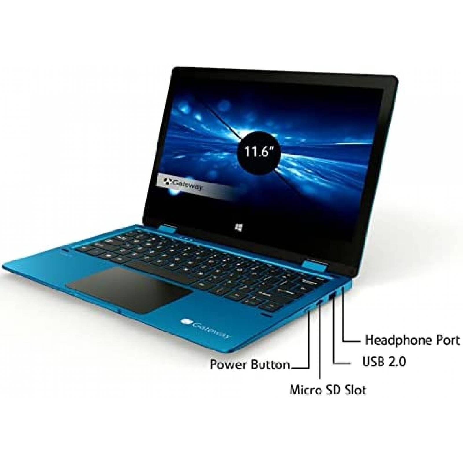 Laptop Gateway 11.6'' Tactil N4020 4GB 64GB SSD -Azul