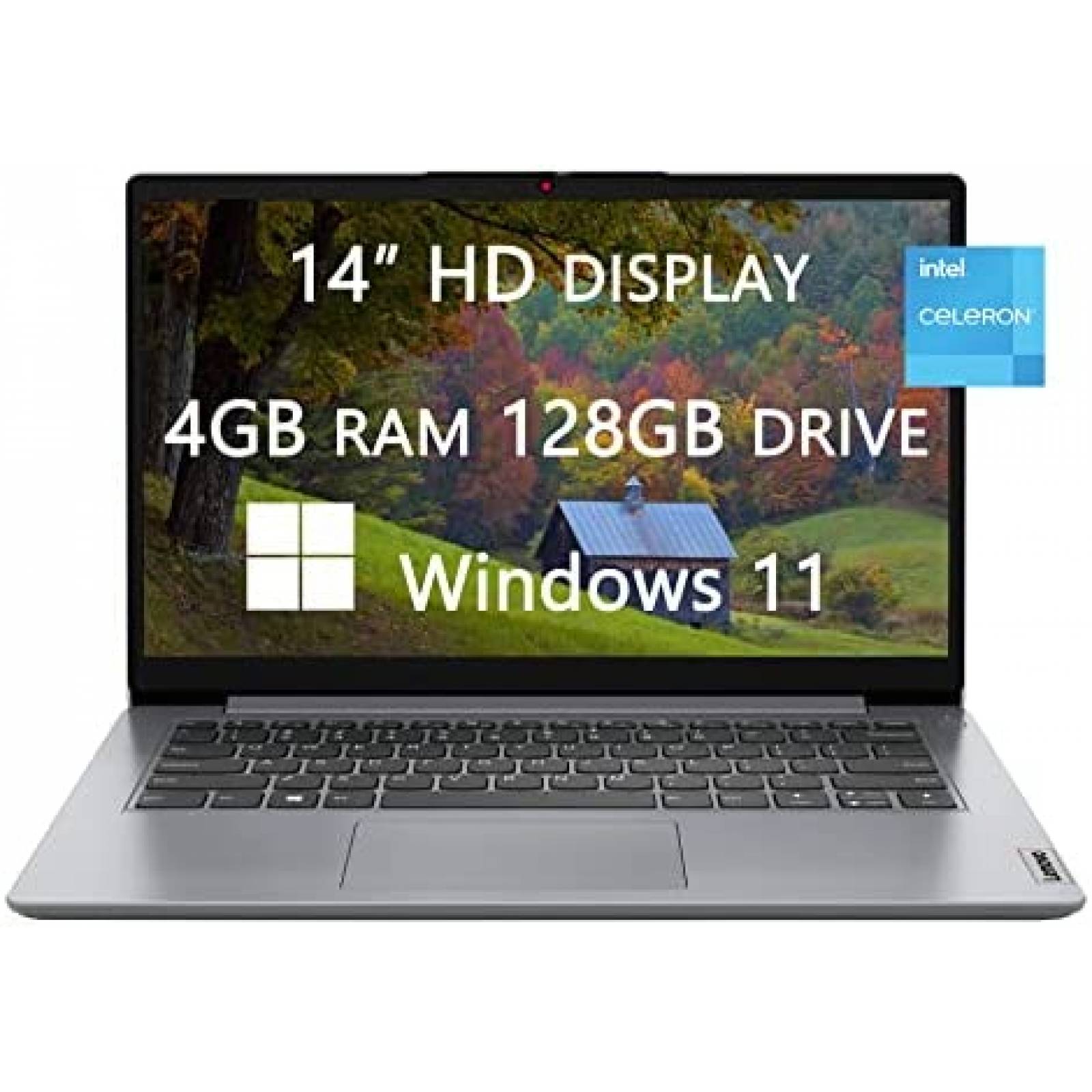 Laptop Lenovo Ideapad 1i 14'' Intel Celeron N4020 4GB 128GB