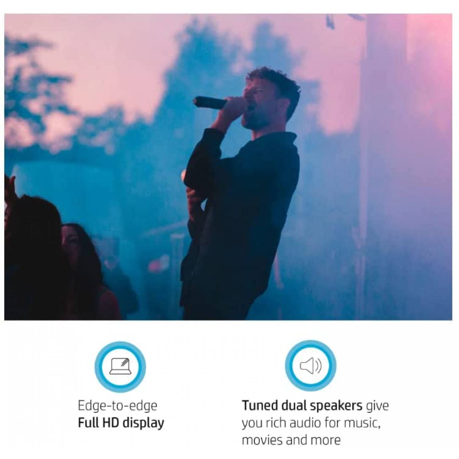 Laptop HP 15.6'' Ryzen 5 12GB RAM 1TB SSD 6 Core -Plata