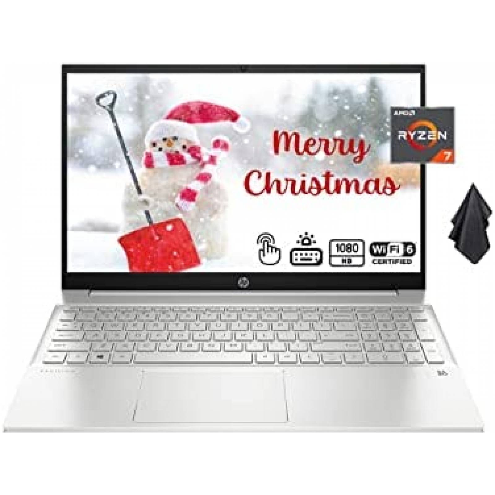 Laptop HP Pavilion 15.6'' AMD Ryzen 7 32GB 1TB -Plateado