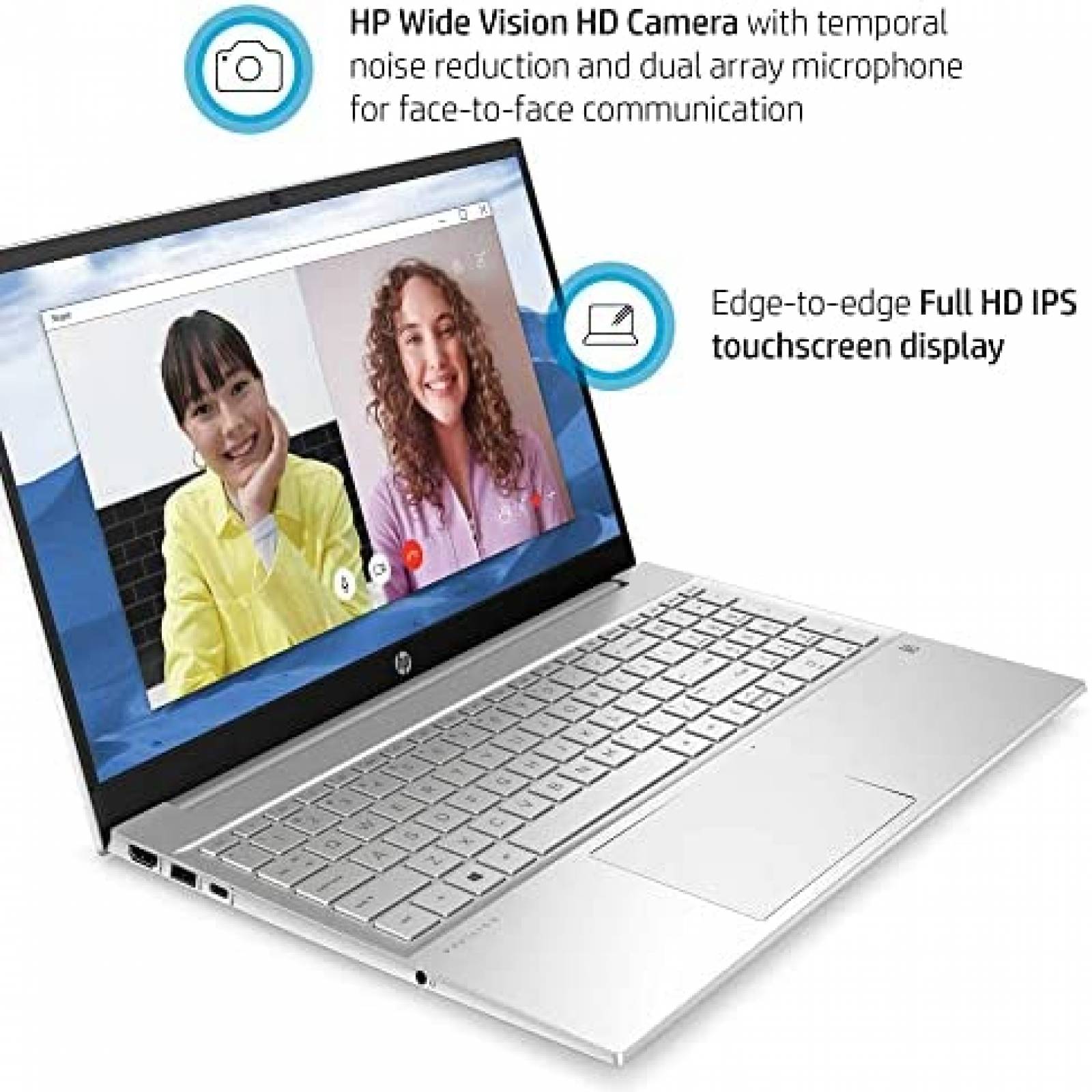 Laptop HP Pavilion 15.6'' AMD Ryzen 7 32GB 1TB -Plateado