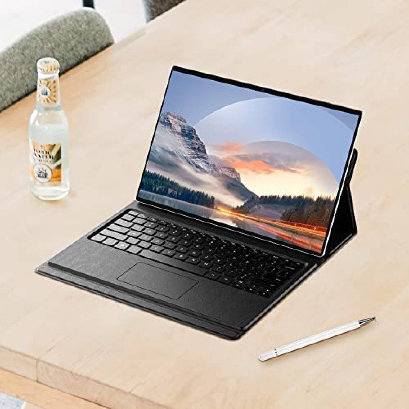 Tableta Windows con extraíble teclado, 11,6 pulgadas tablet Windows 10  Intel J4105 procesador 2 en 1, ordenador portátil con pantalla táctil de 6  GB +