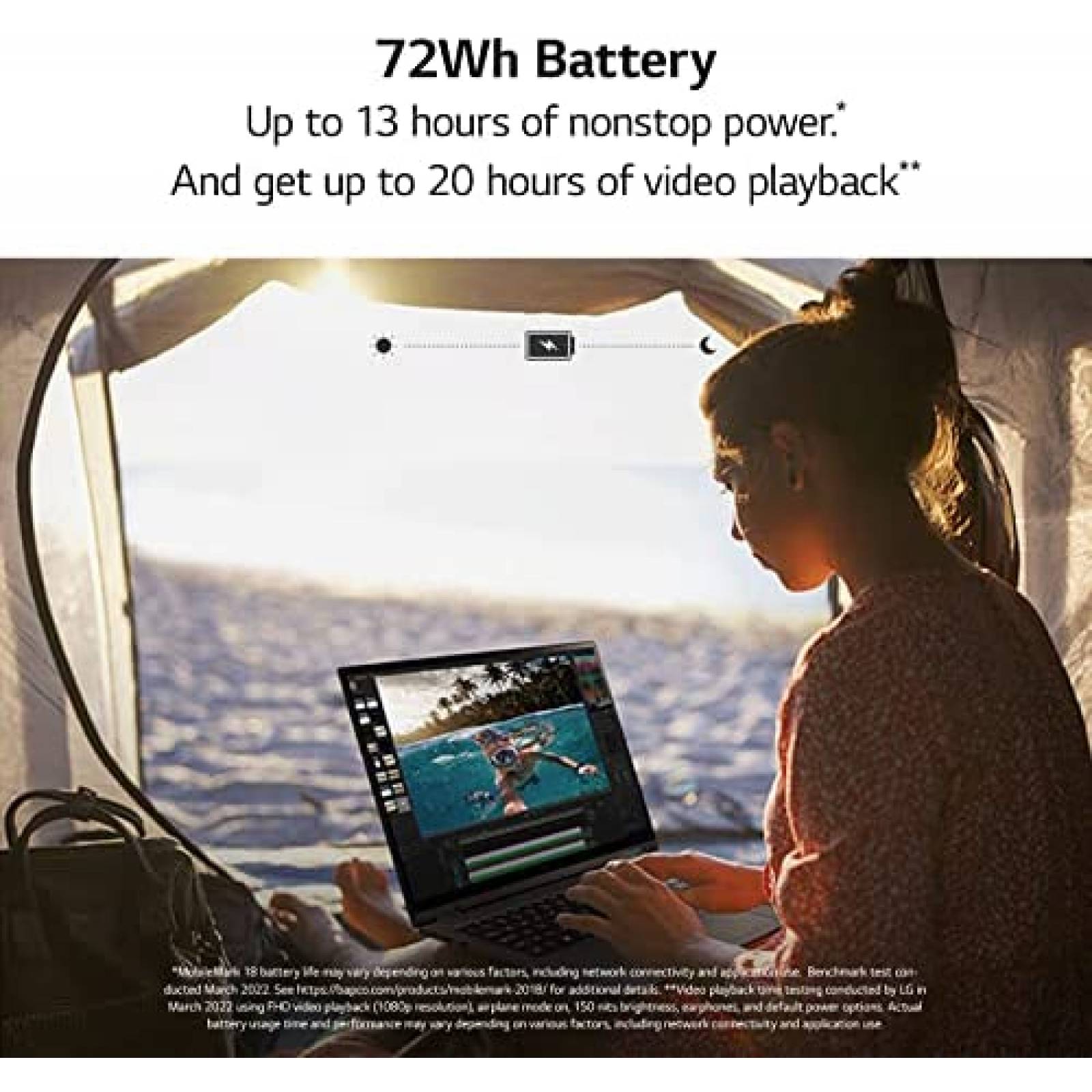 Laptop LG Gram 14'' Intel Evo Core i5 16GB 512GB -Negro