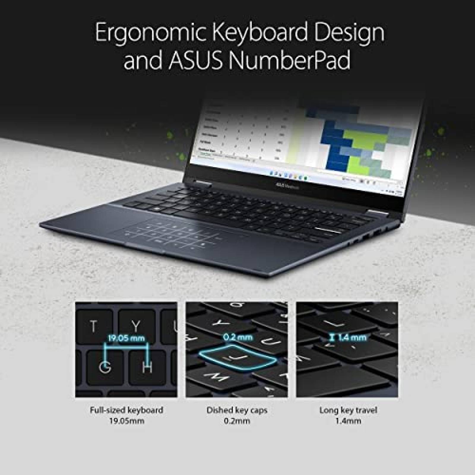 Laptop ASUS Vivobook S 14 Flip 14" IntelCore i5 8GB RAM Azul