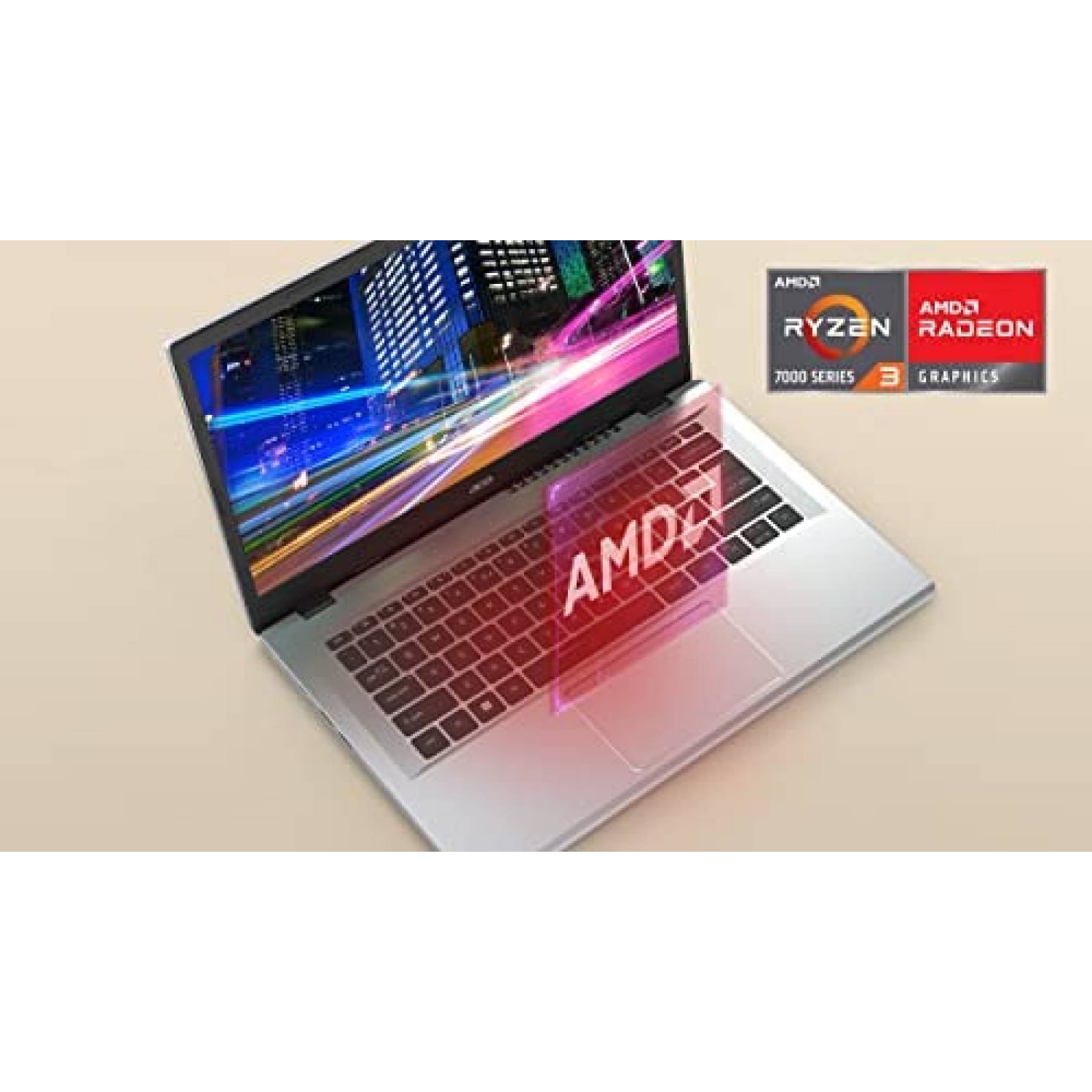 Laptop Acer Aspire 3 15.6'' AMD Ryzen 3 7320U 8GB 128GB SSD