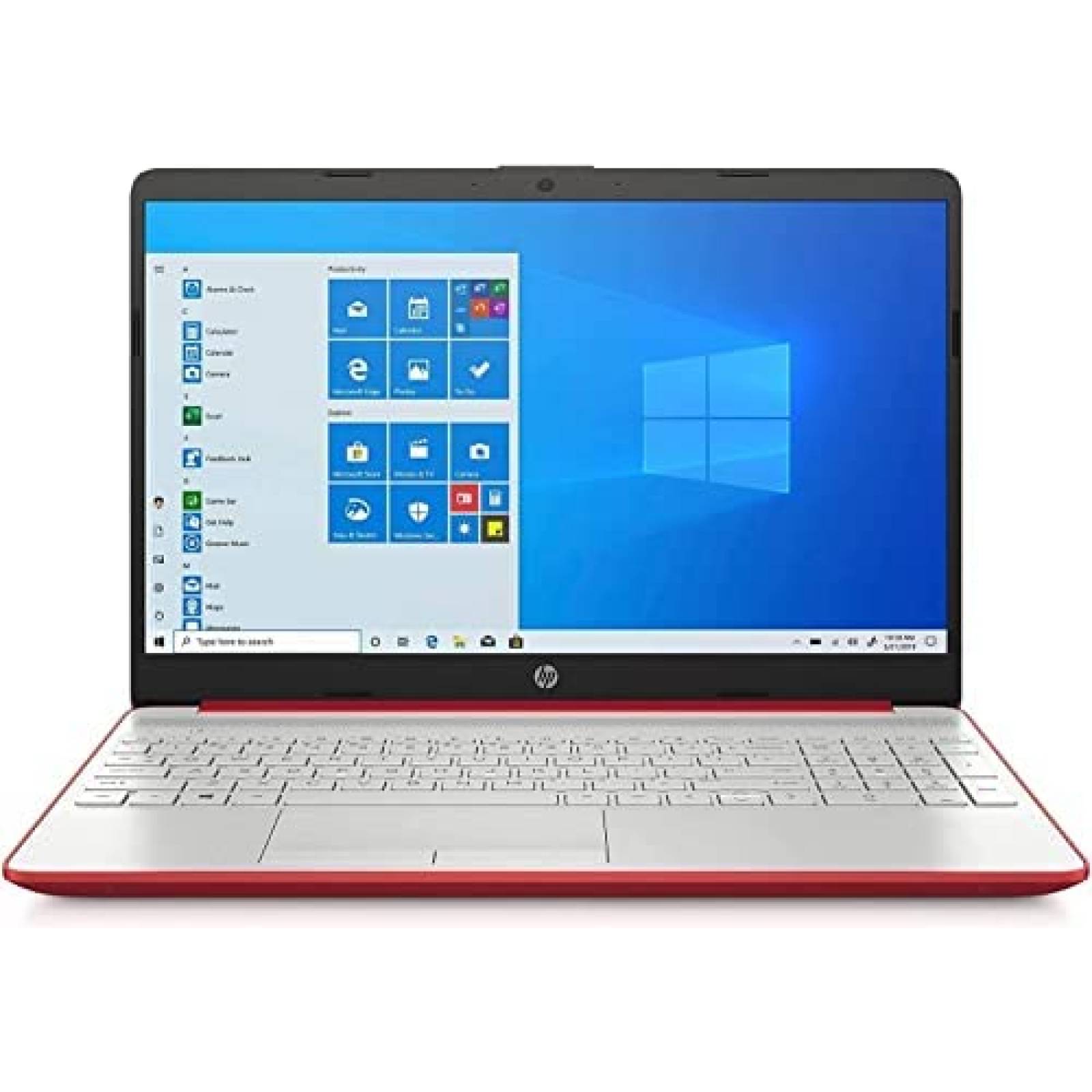 Laptop HP 15.6'' Pentium Silver 4 Cores 16GB RAM 1TB Rojo
