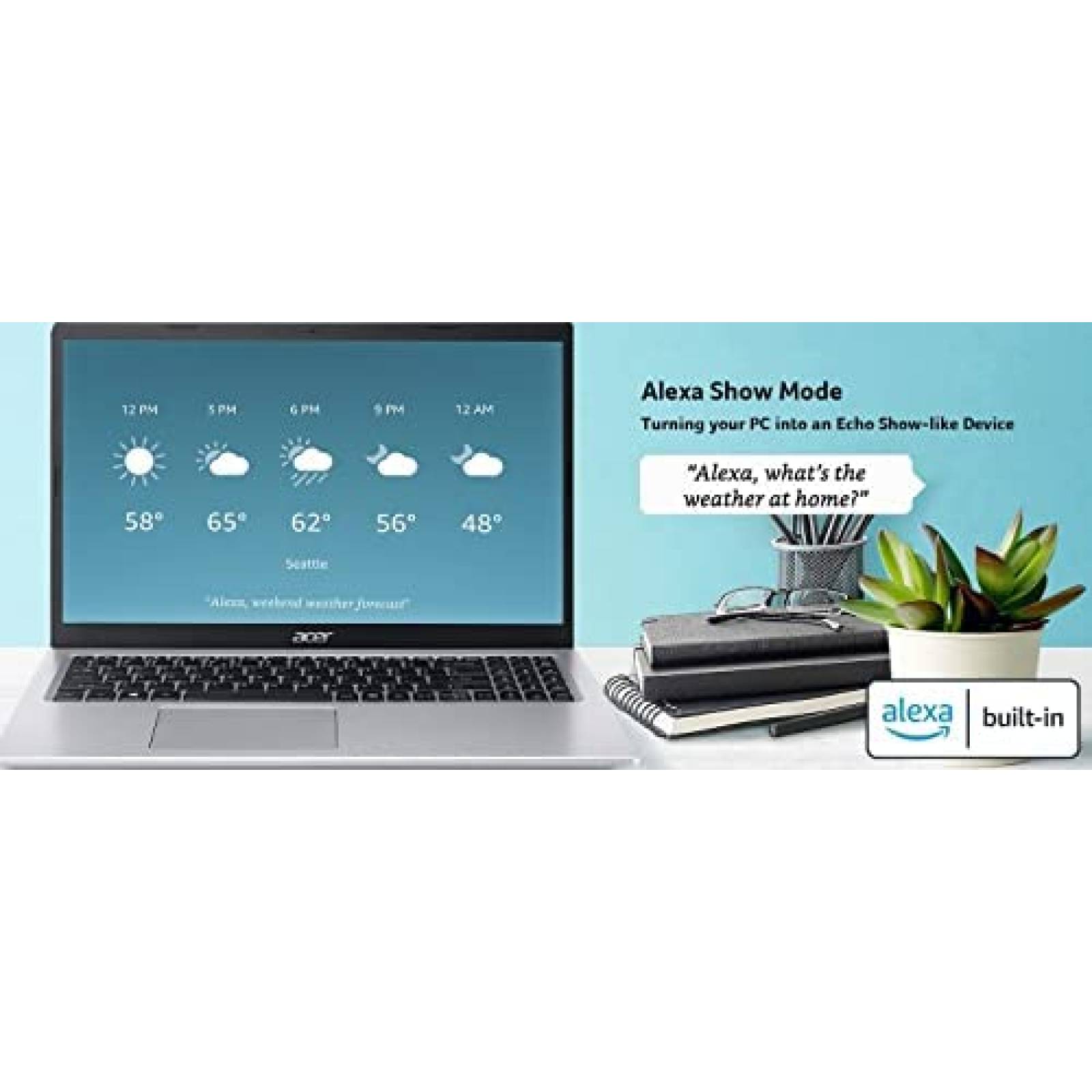 Laptop Acer Aspire 5 15.6'' i3 8GB RAM 128GB SSD -Plata