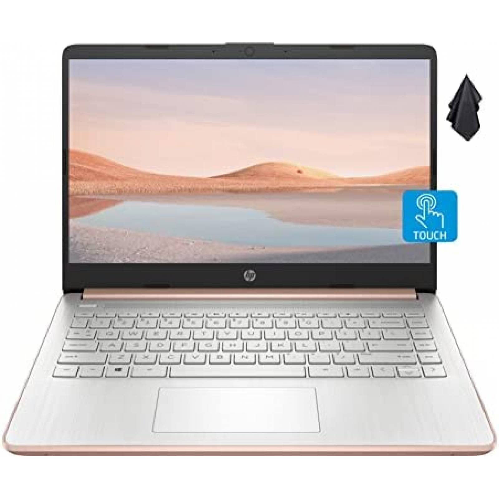 Laptop HP Pavilion 14'' Touch AMD 3000S 16GB RAM 192GB Rosa