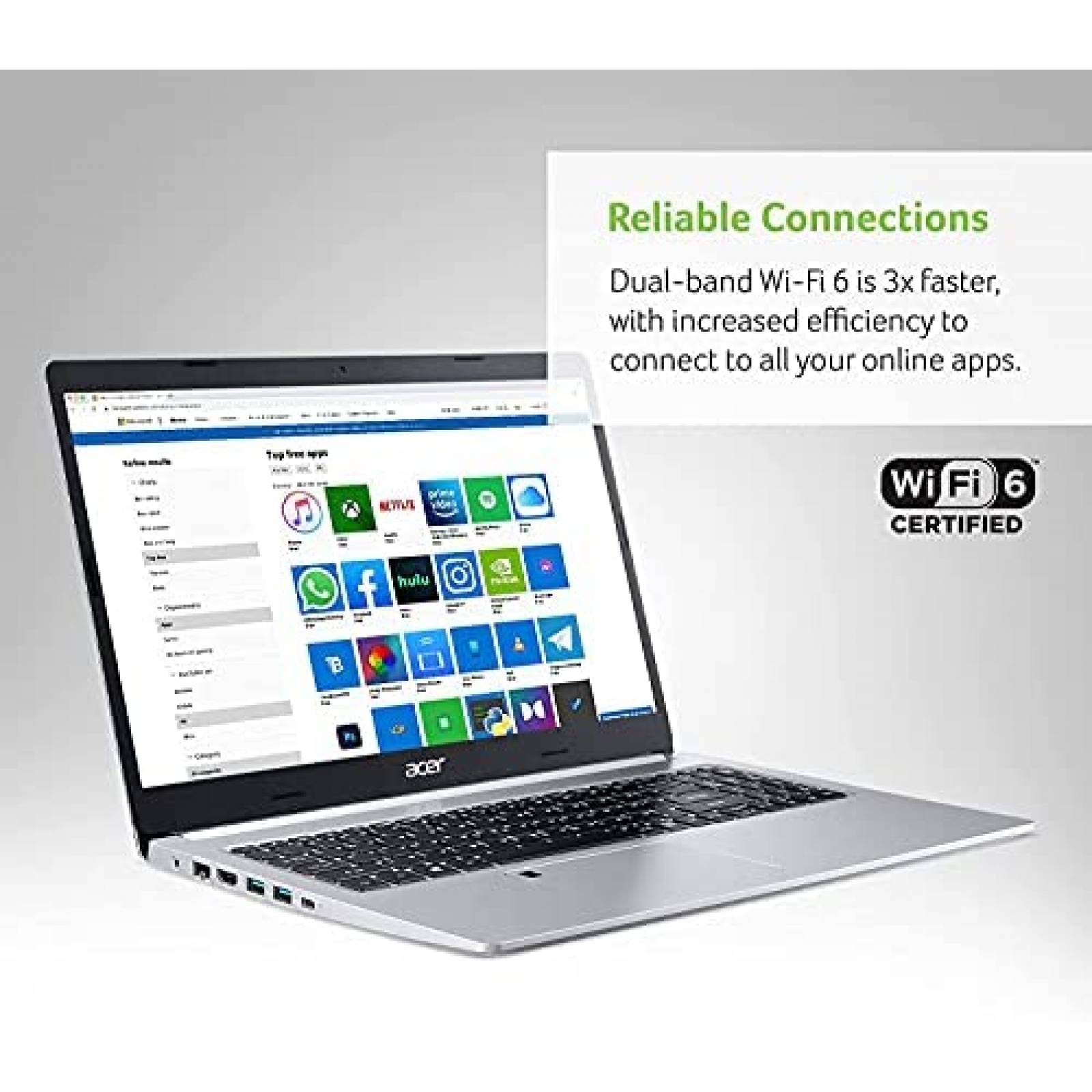 Laptop Acer Aspire 5 15.6'' AMD Ryzen 7 5700U 16GB RAM 1 TB