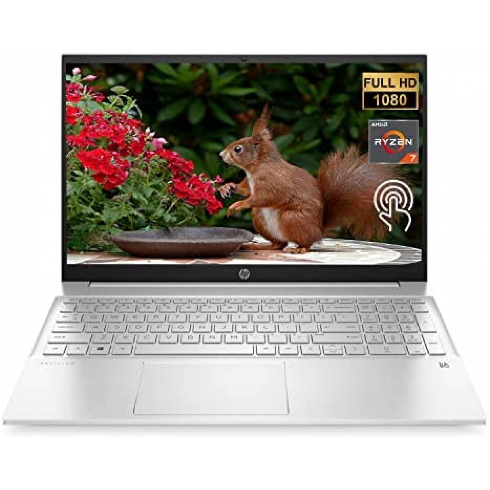 Laptop HP 15 15.6" Touch AMD Ryzen 7 5825U 32GB RAM 1TB SSD