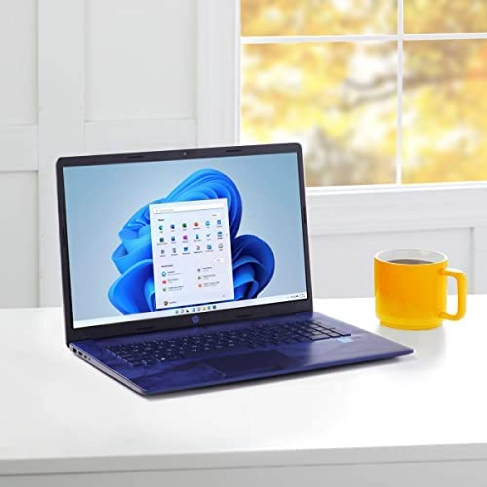 Laptop HP 17 17.3'' Intel Celeron N4120 4GB RAM 128GB Azul