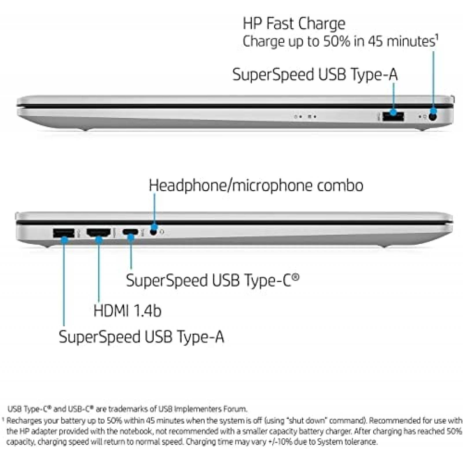 Laptop HP 17 17.3'' Touch Intel Core i7 32GB RAM 1TB SSD