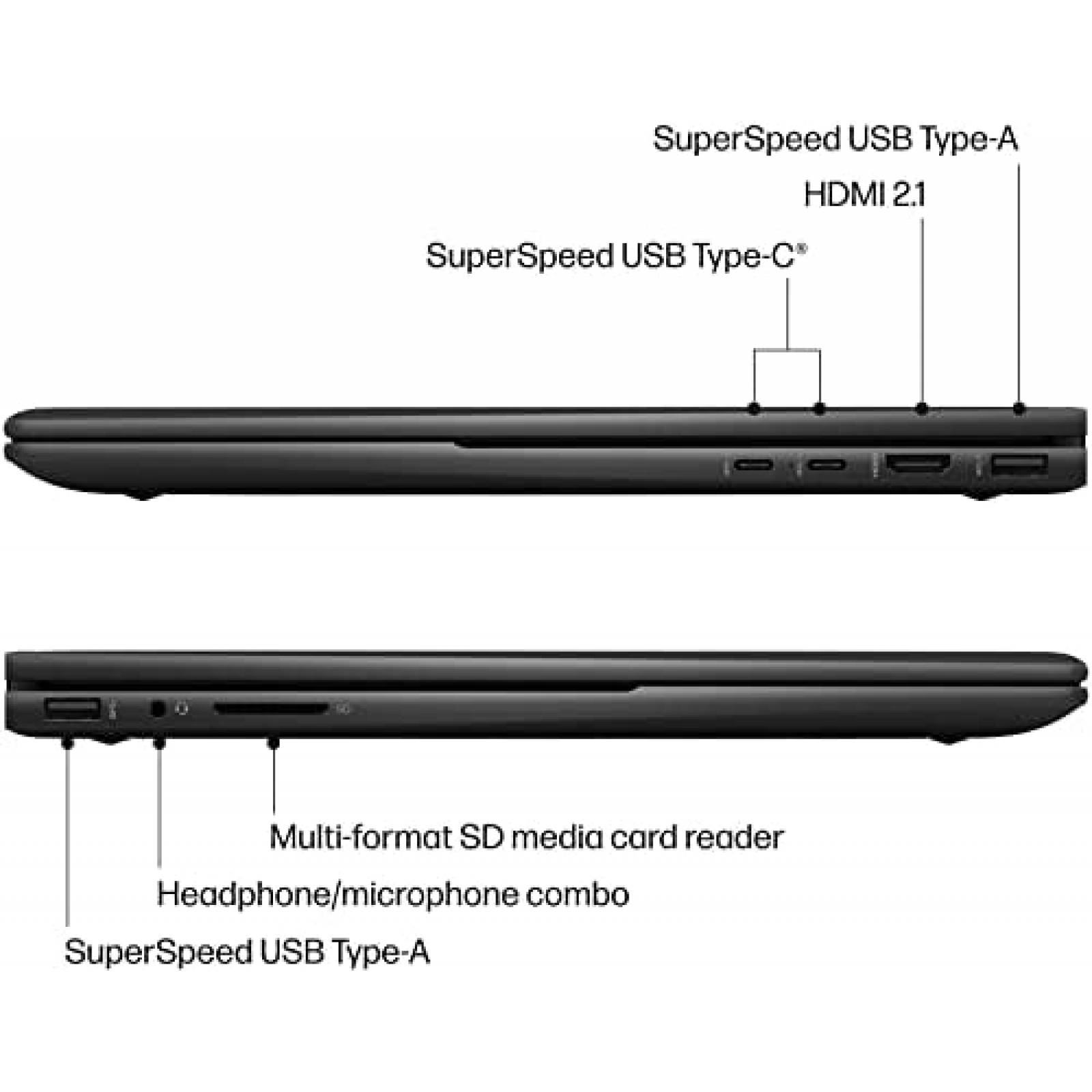 Laptop HP Envy 15.6'' AMD Ryzen 5 16GB DDR4 1TB SSD -Negro