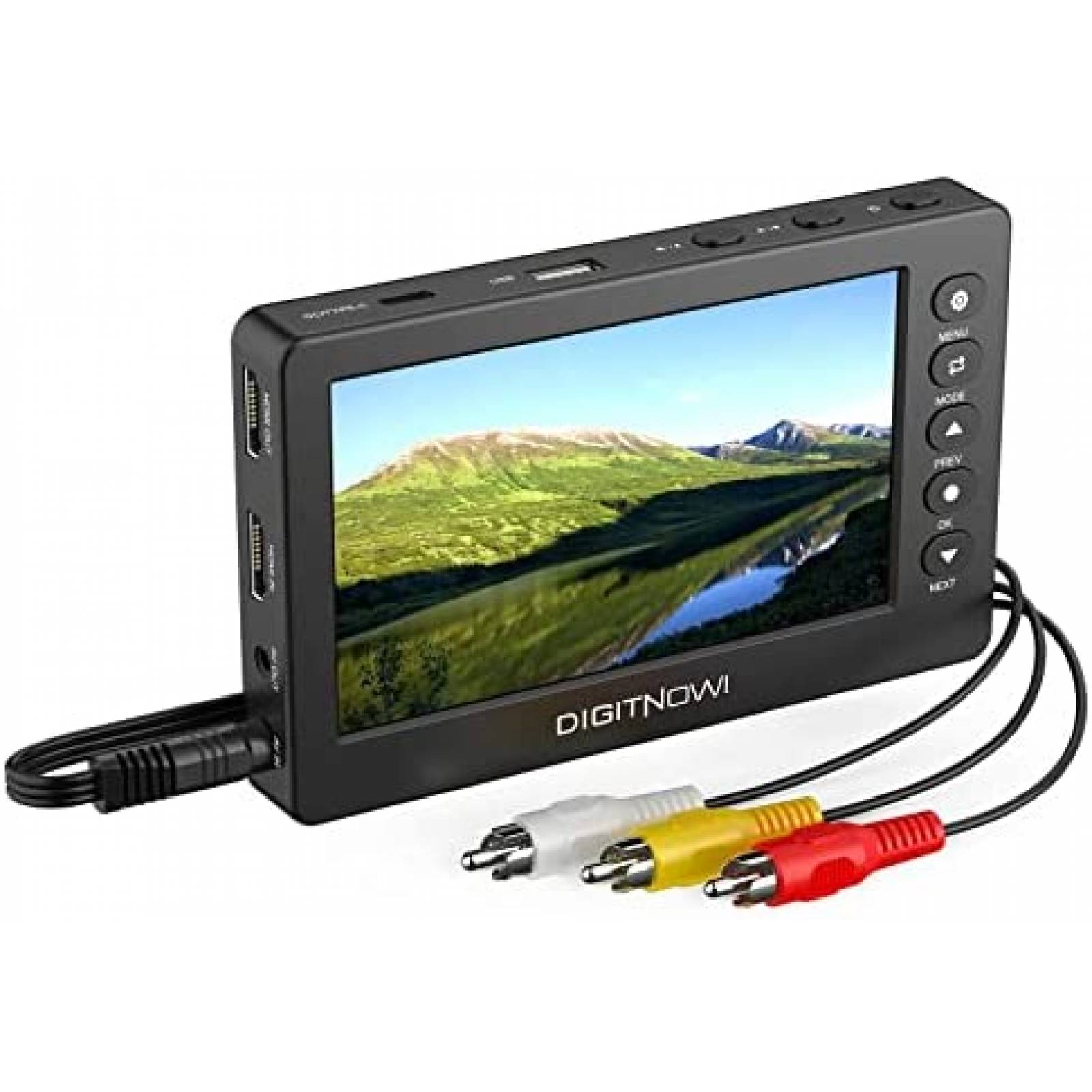 Convertidor de Video Digitnow con LCD 5'' OLED -Negro
