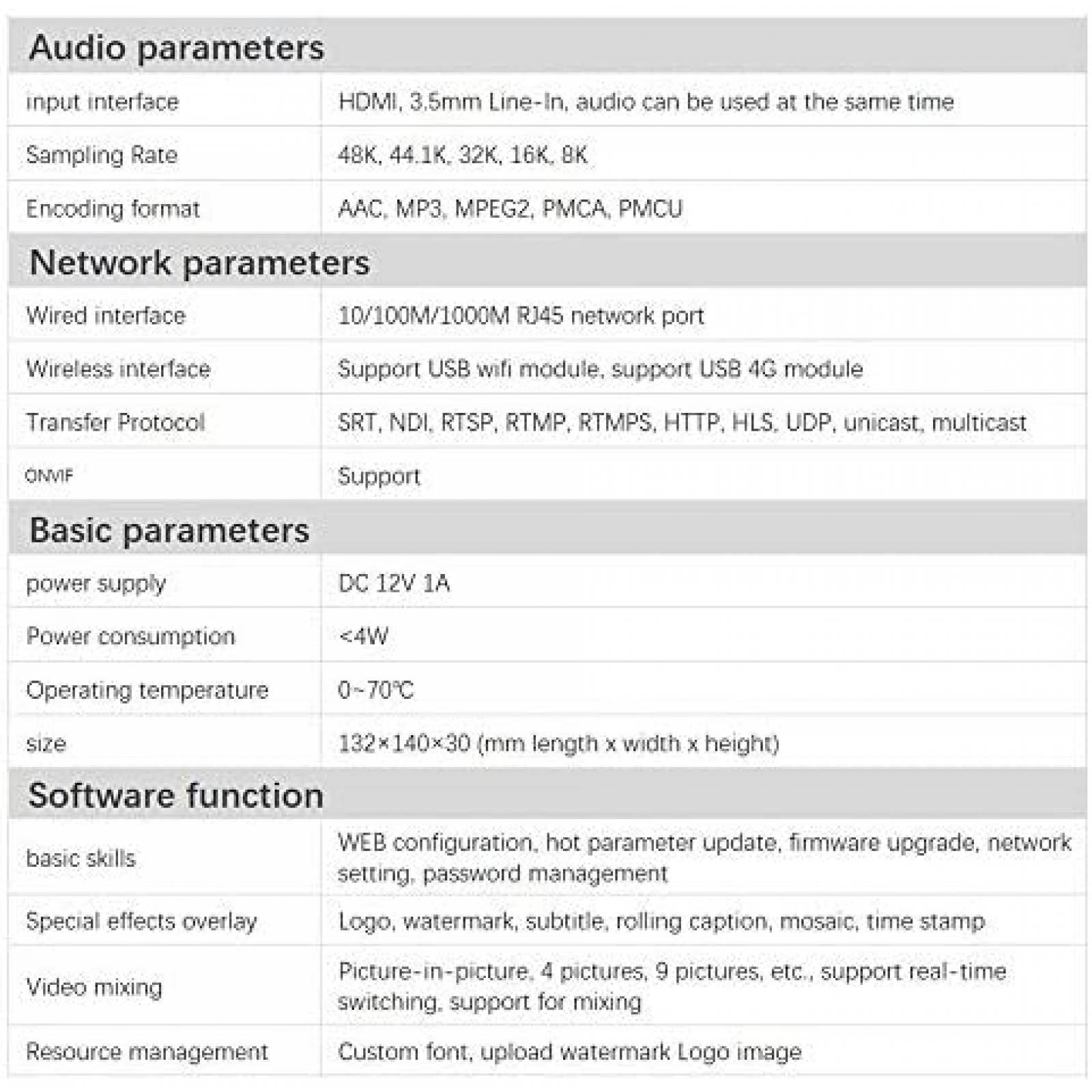 Convertidor de Video LinkPi ENC1-V2 HDMI 1080p 60Hz -Negro