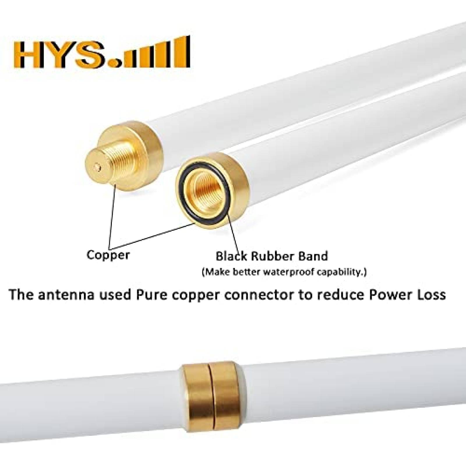 Antenne VHF/UHF HYS RADIO - 144/430 MHz Avec Micro De Base Et Câble BNC - Pour Yaesu