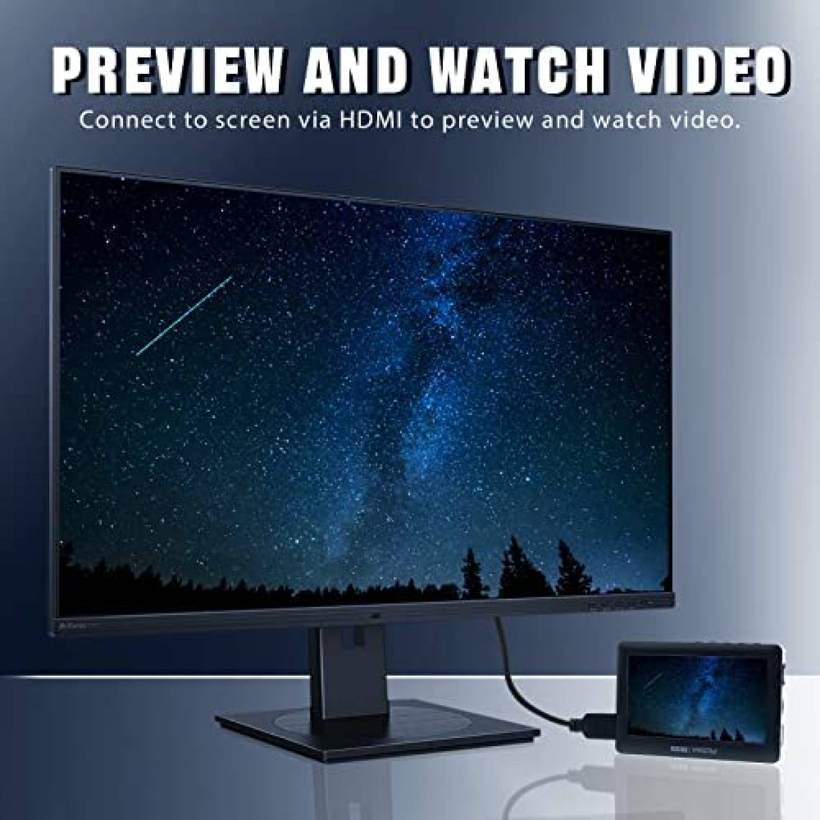 Convertidor de Video MWIN 4.3'' VHS a Digital USB HDMI