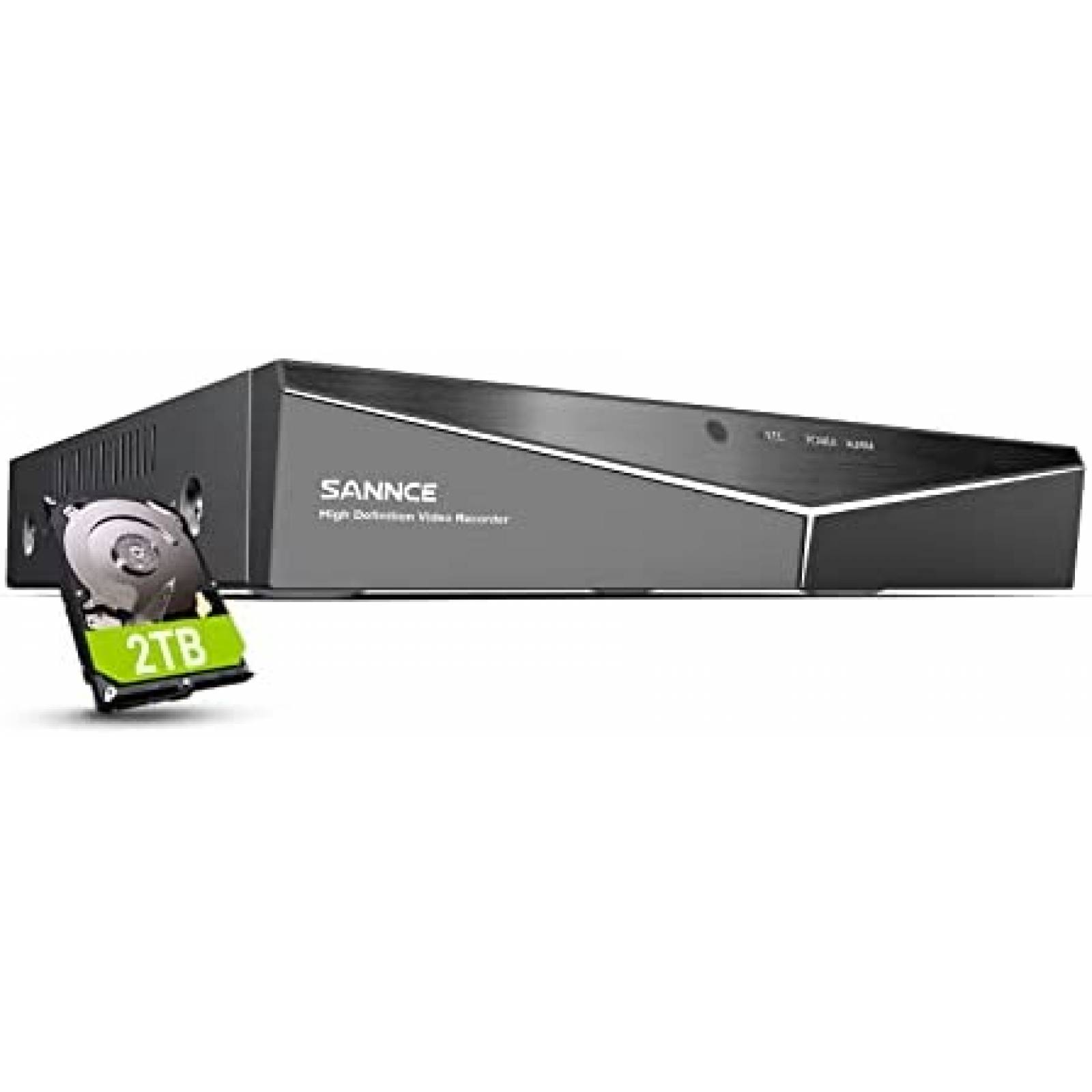 Grabador DVR SANNCE Lite 16 Canales CCTV 2TB 1080P HDMI VGA
