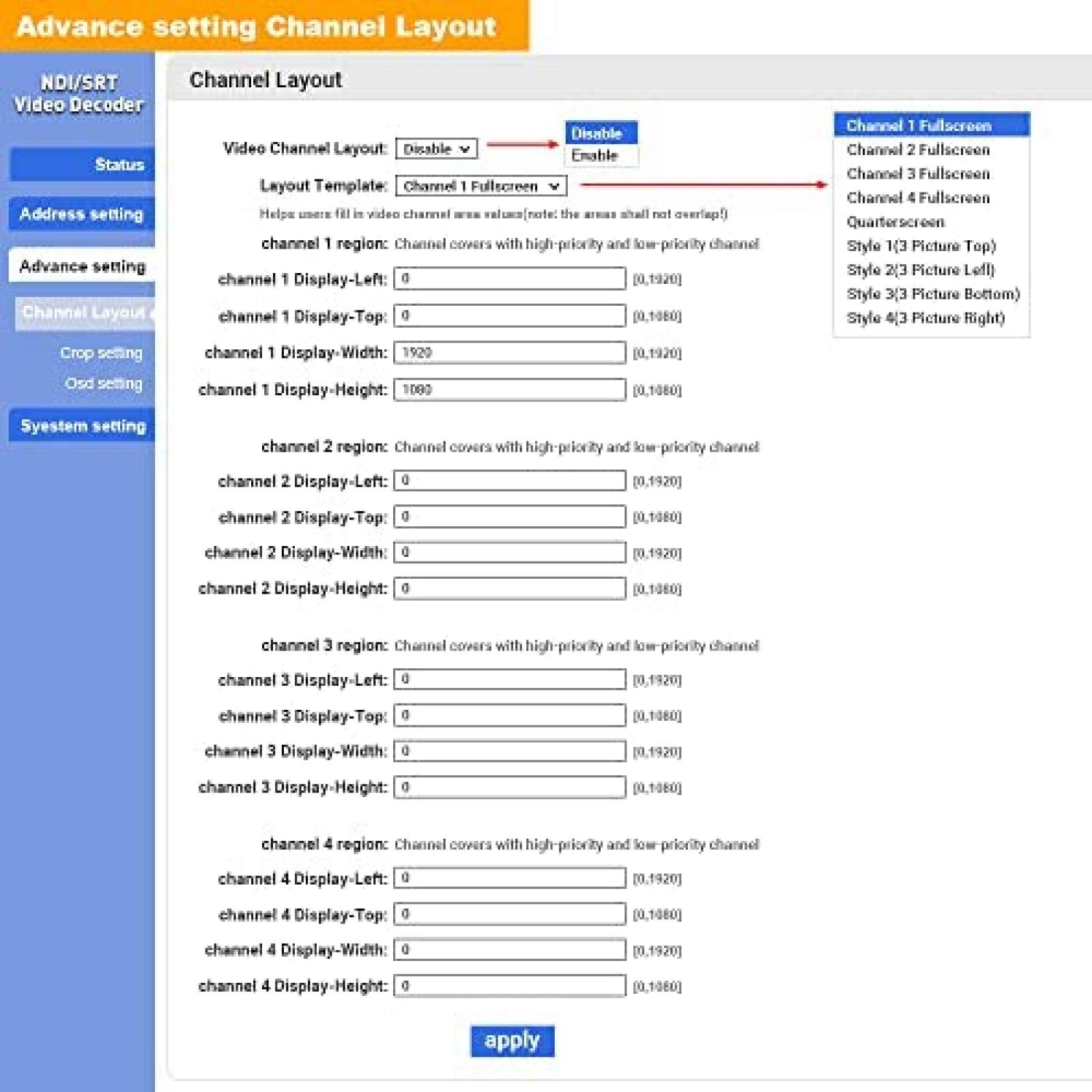 Convertidor de Video URayCoder para Streaming H.264-5 -Negro