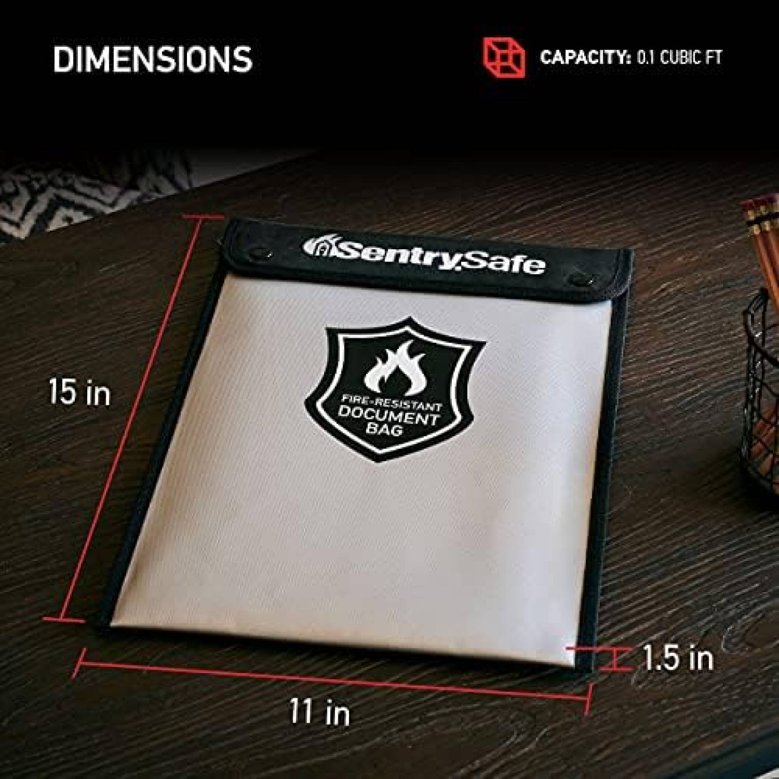 Bolsa para Documentos SentrySafe Aprueba de Fuego y Agua