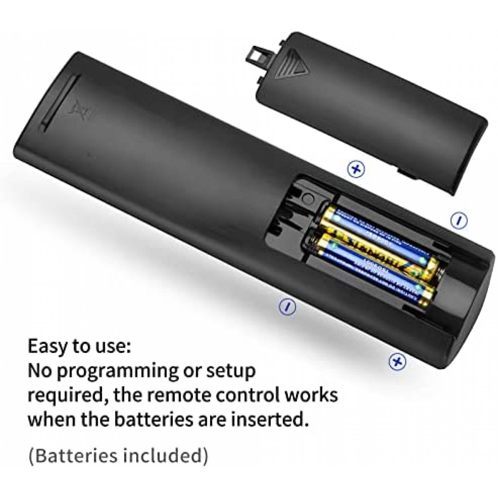 Control Remoto Angrox LCD LED Universal para TVs LG -Negro