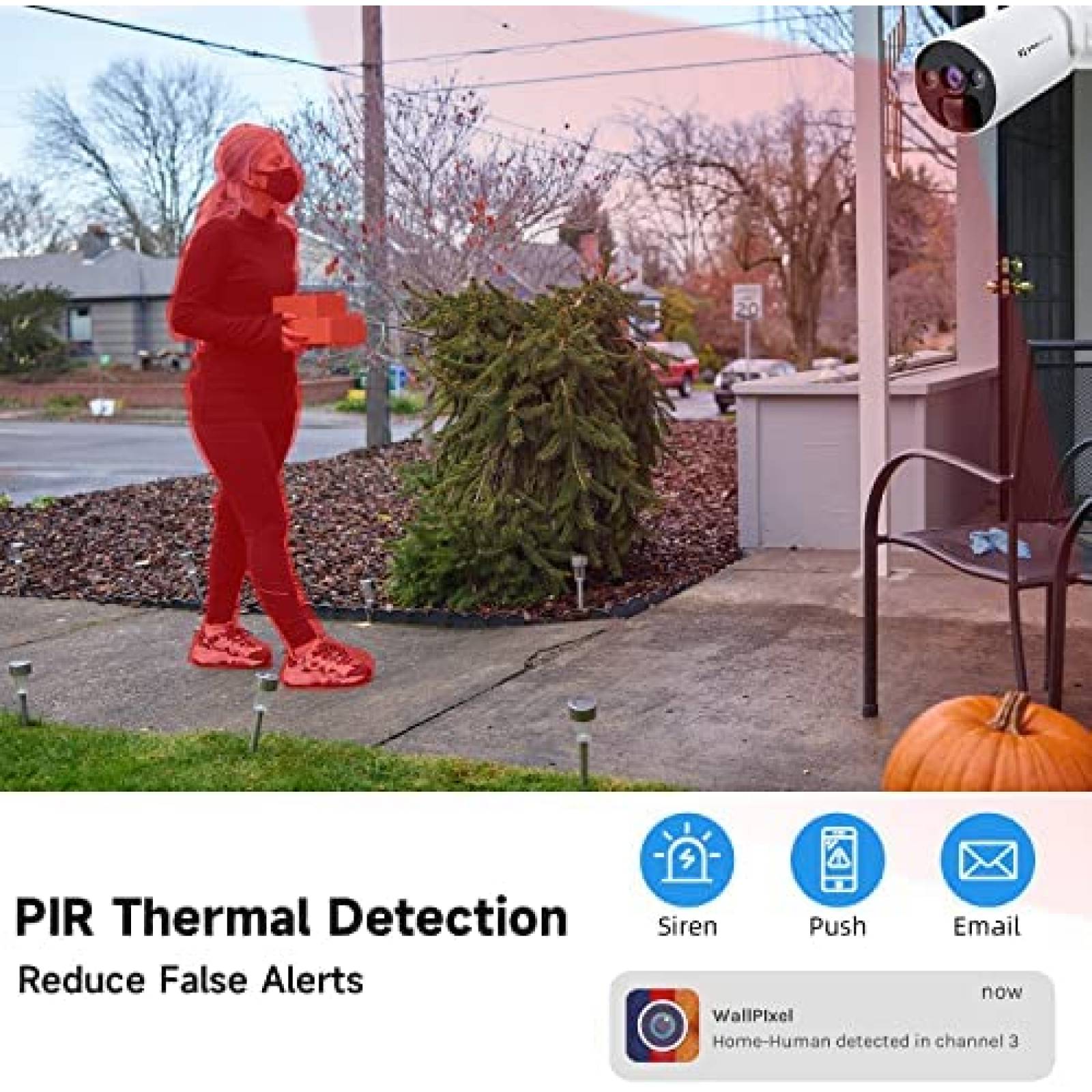 Sistema de Vigilancia Yeewise de 4 Camaras 4MP -Blanco