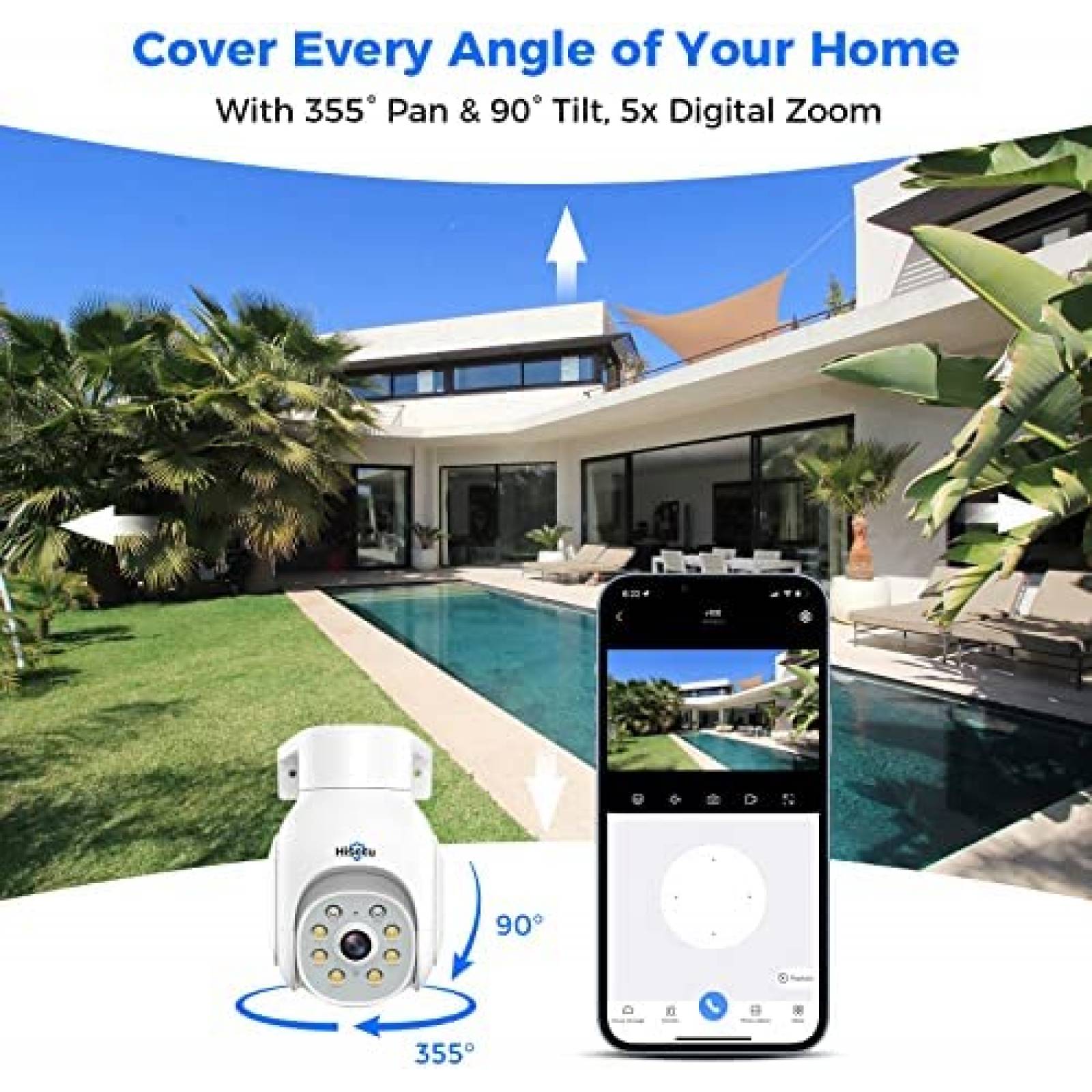 Sistema de Vigilancia Hiseeu con 4 Camaras y Monitor
