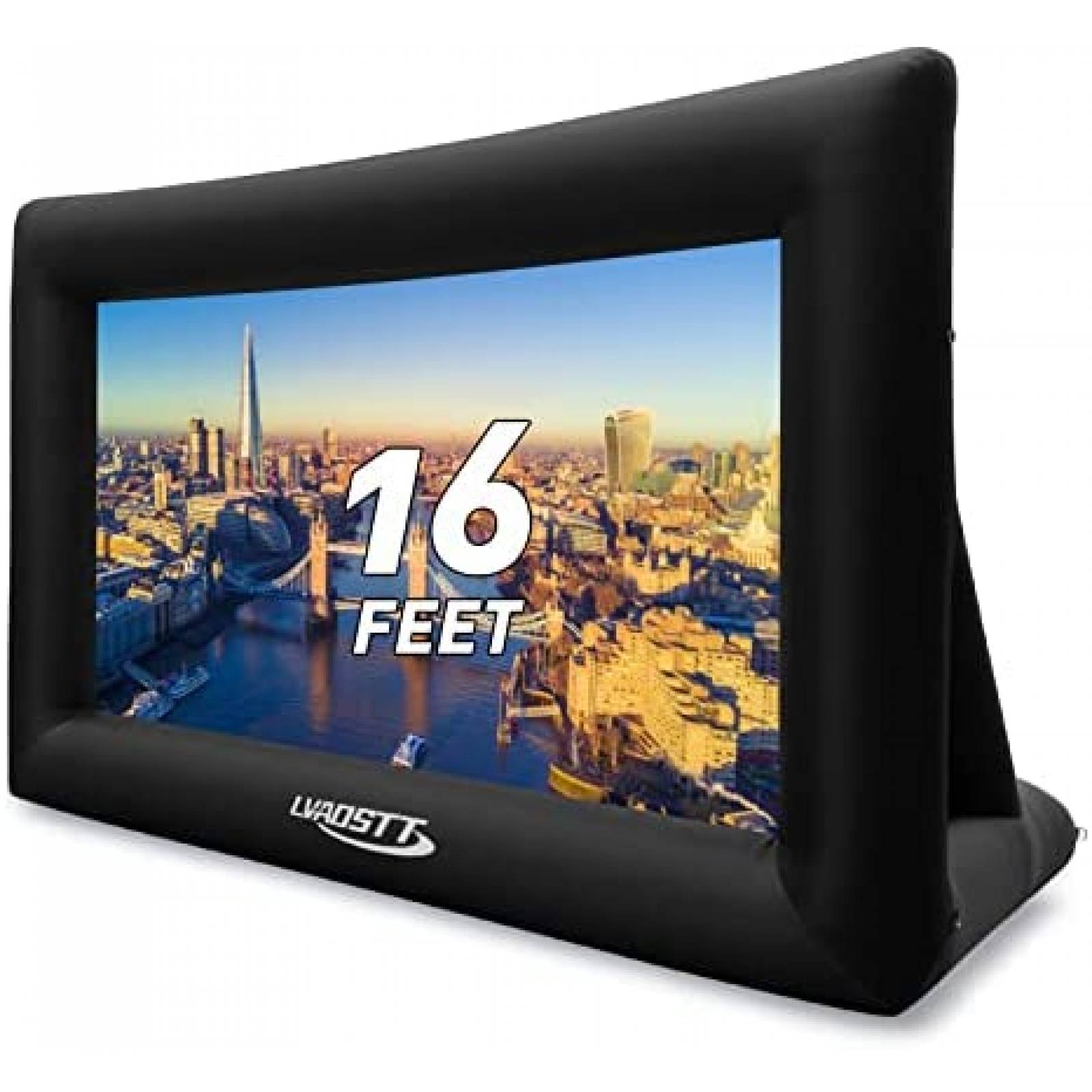 Pantalla Proyector Leinwand 4.8m Lavable con Soplador -Negro