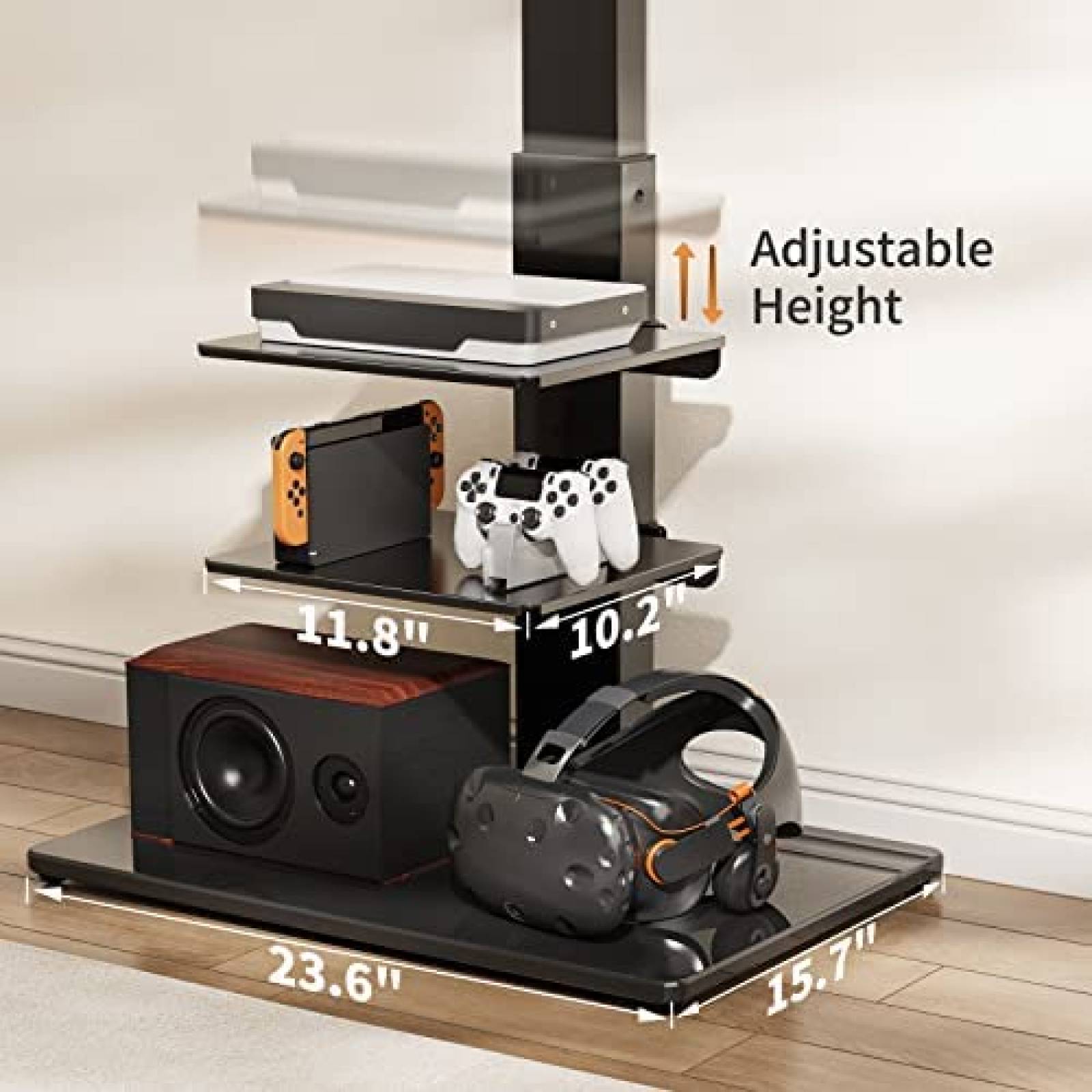 Soporte para TV AM Alphamount 72'' Giratorio 35 de Piso